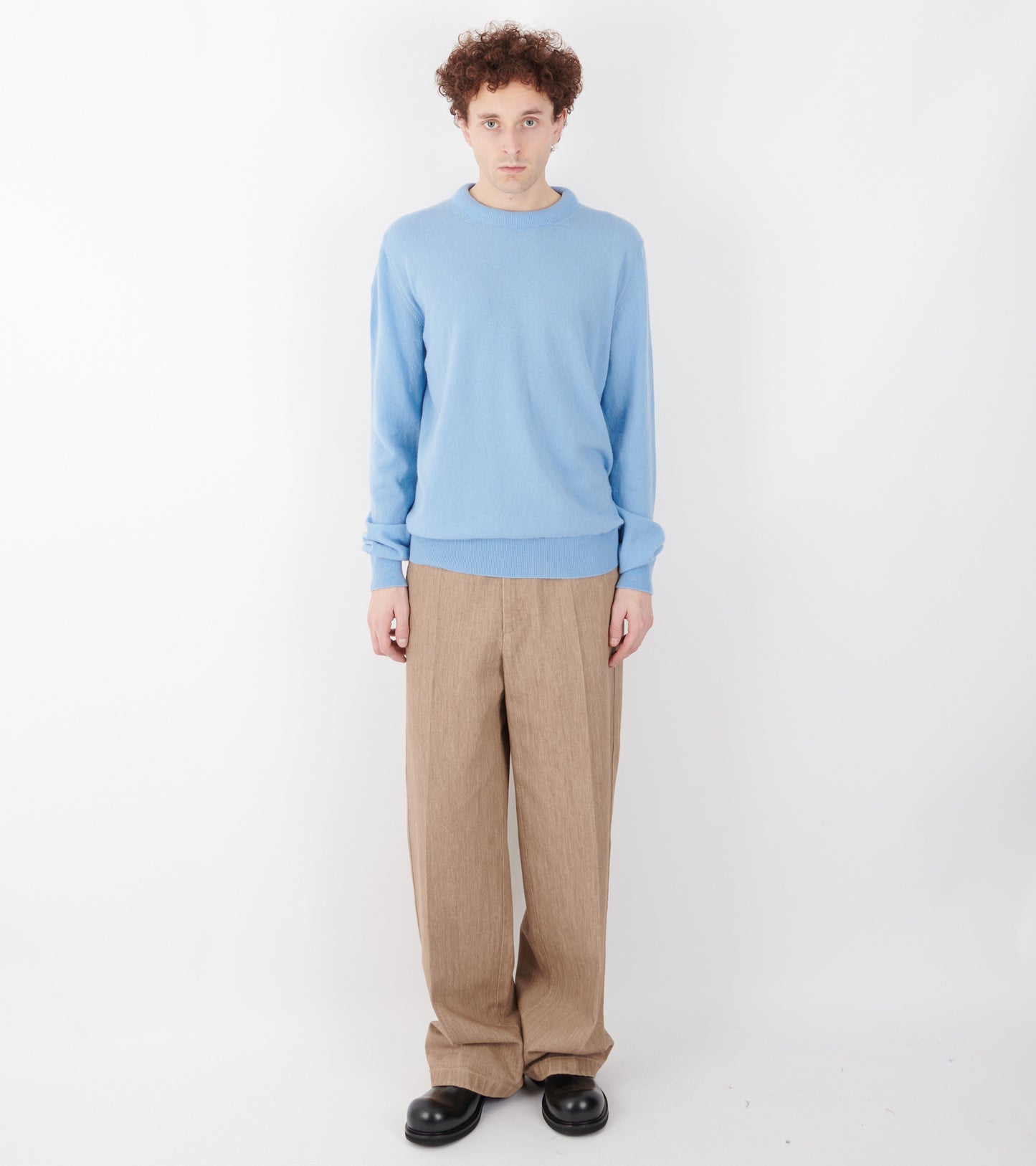 Lightweight Denim Trousers Barley