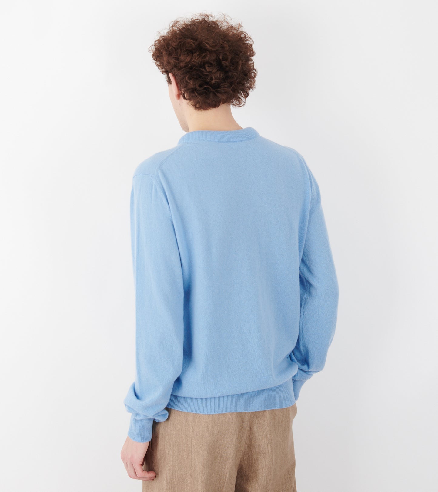 Lightweight Wool Jumper Blue Haze