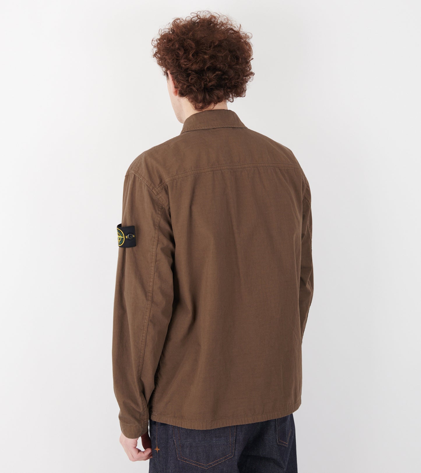 Cotton Ripstop Overshirt Earth Brown