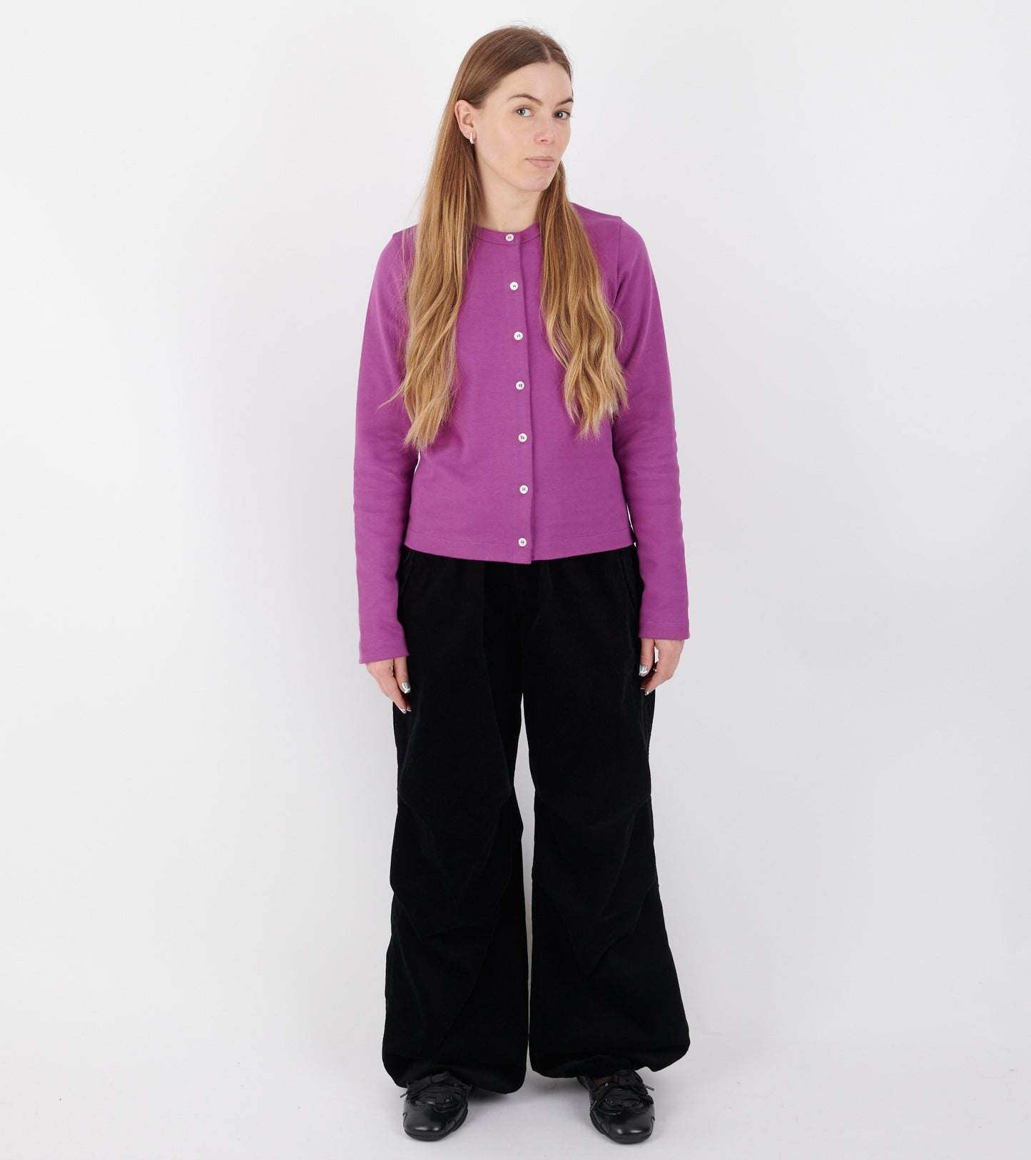 Poppy Cardigan Grape