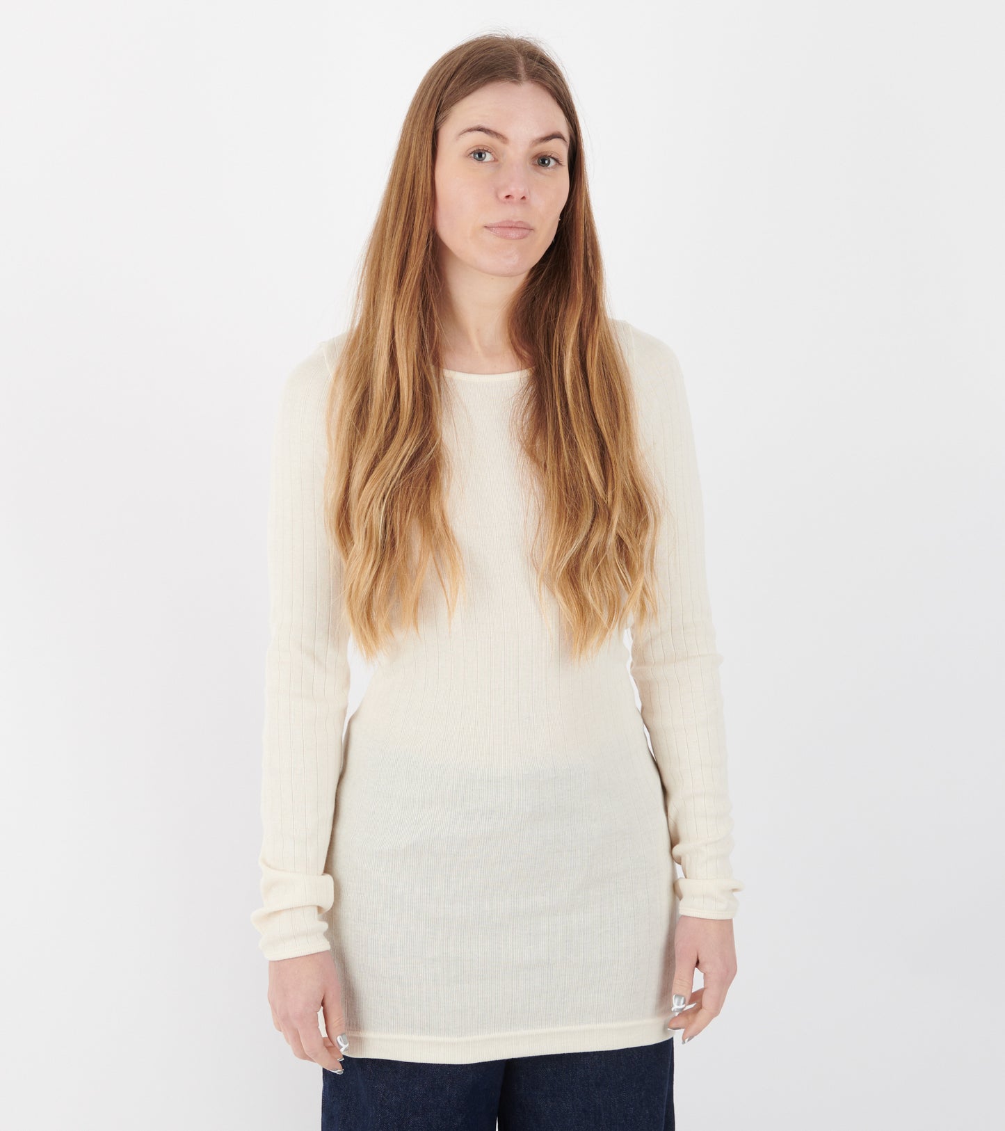 101 Rib Extra Solid Colour Ecru