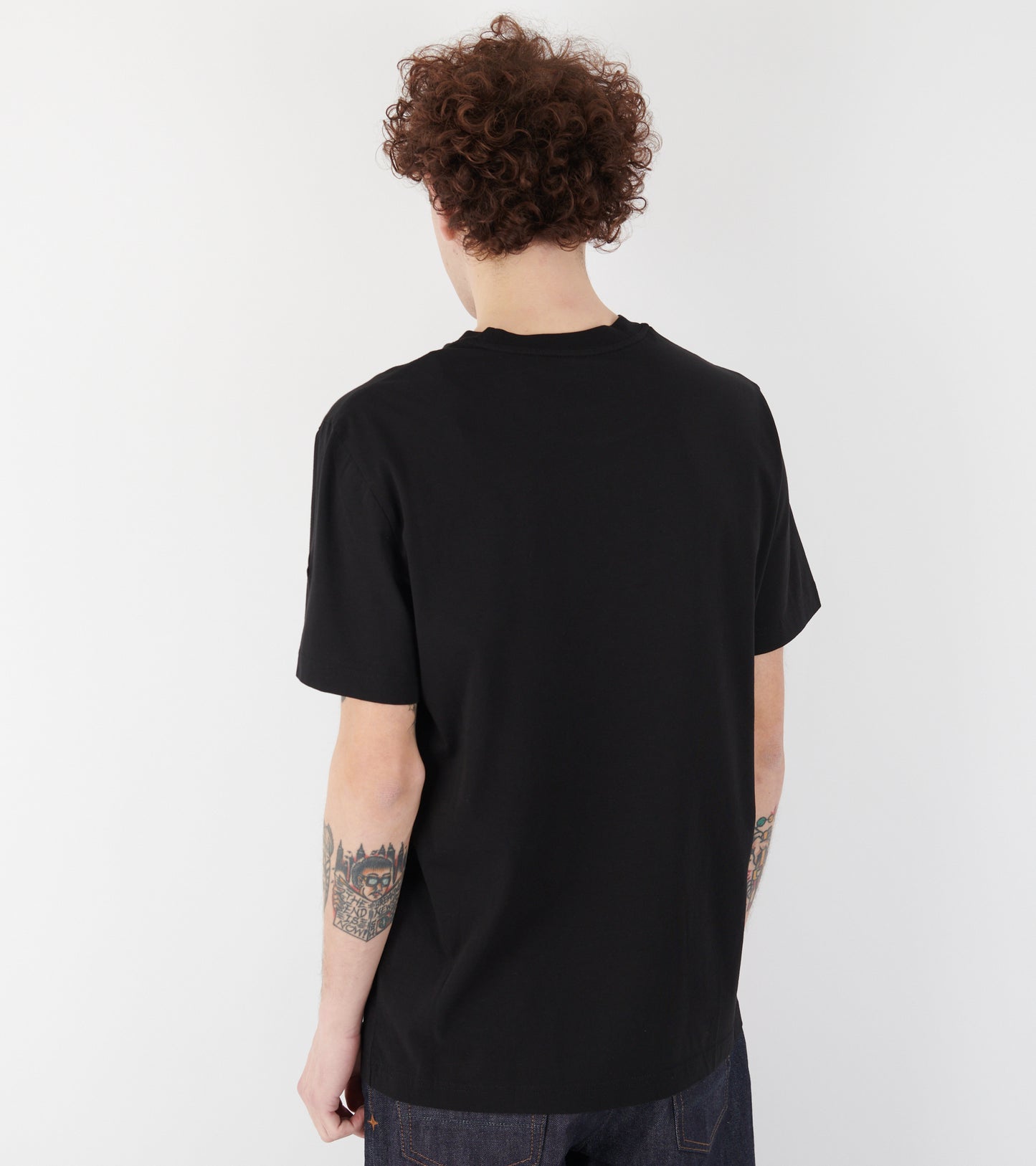 Logo Cotton Jersey T-shirt Black