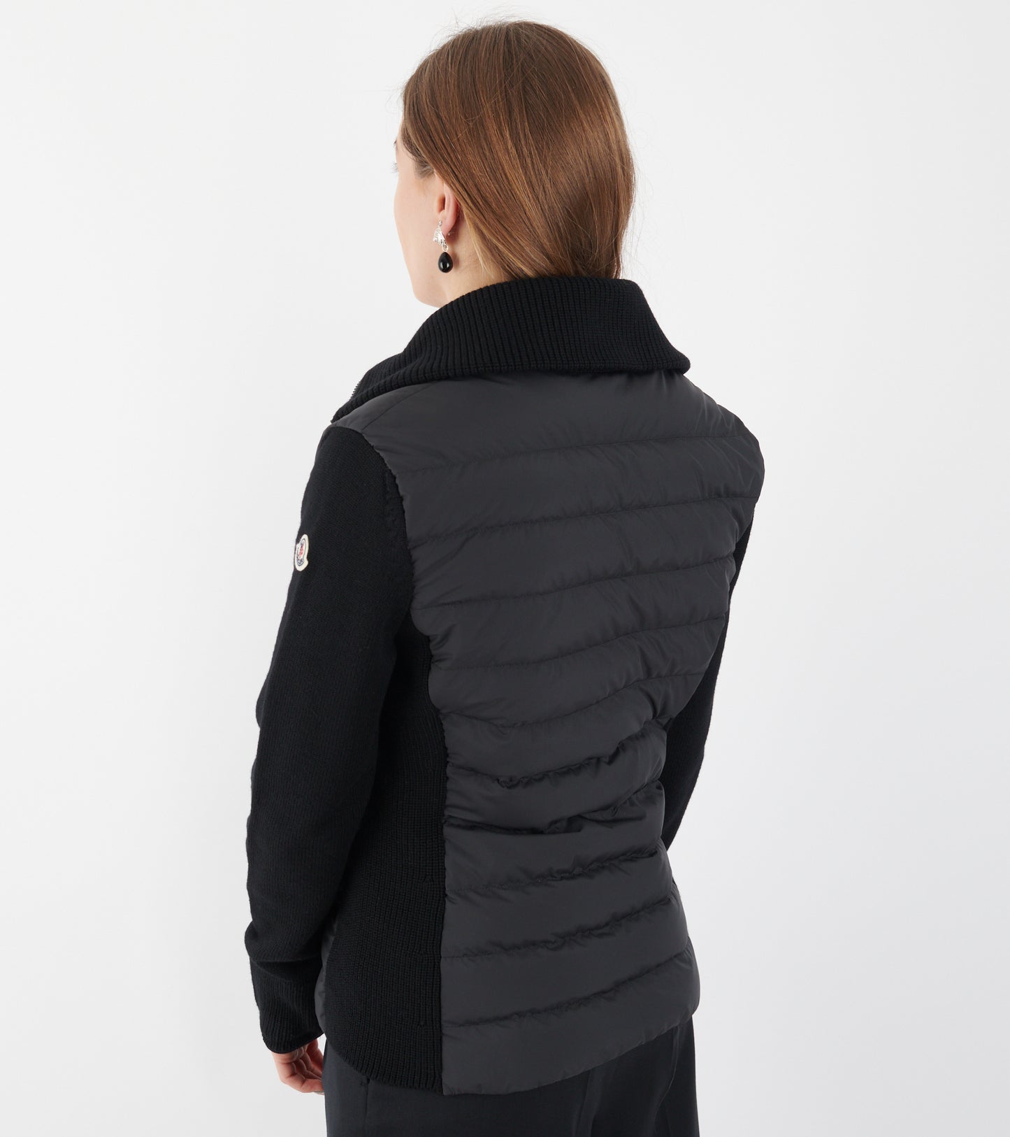 Wool Zip-up Jacket Black