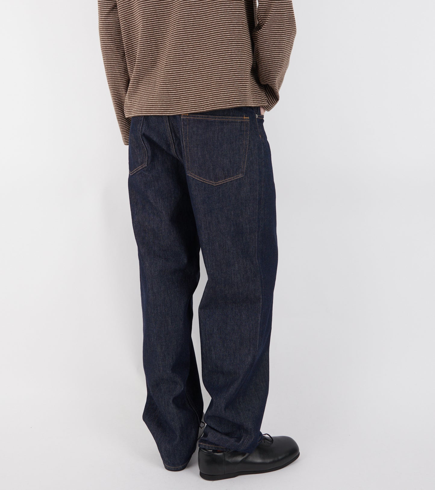 Hard Twist Denim Wide Pants Indigo