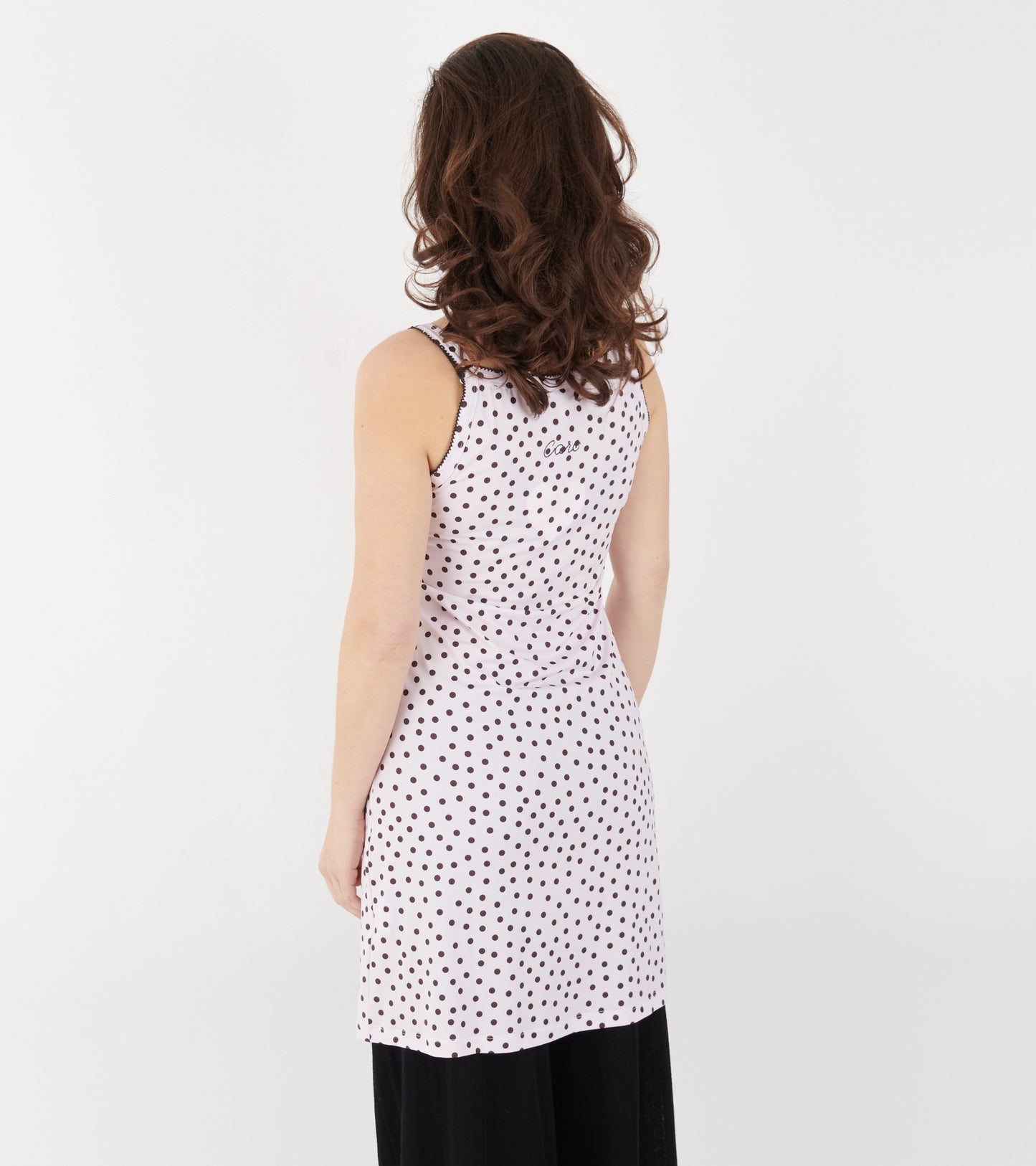 Slip Dress Pink Dots