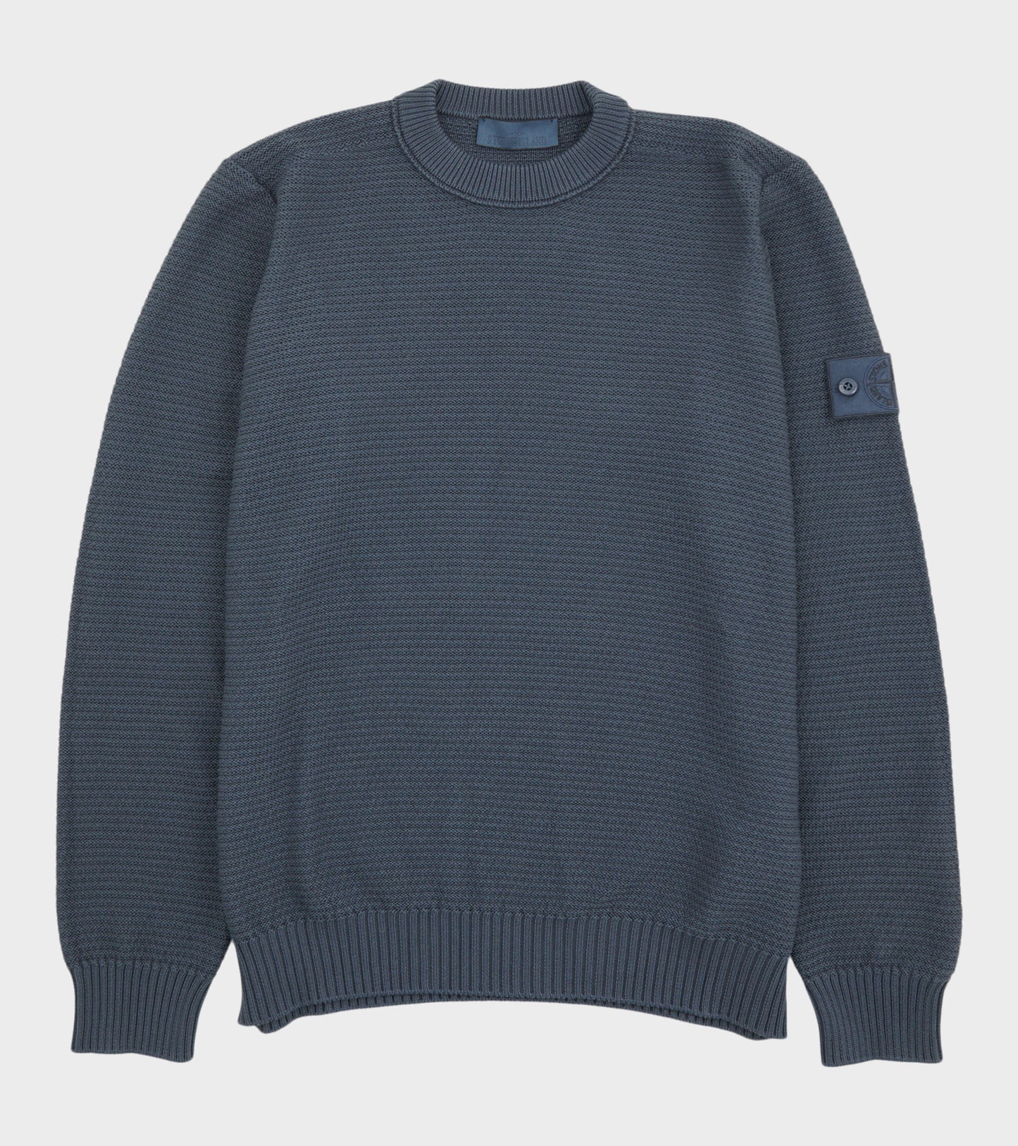 Cotton Cashmere Ghost Knit Dusty Petrol Blue