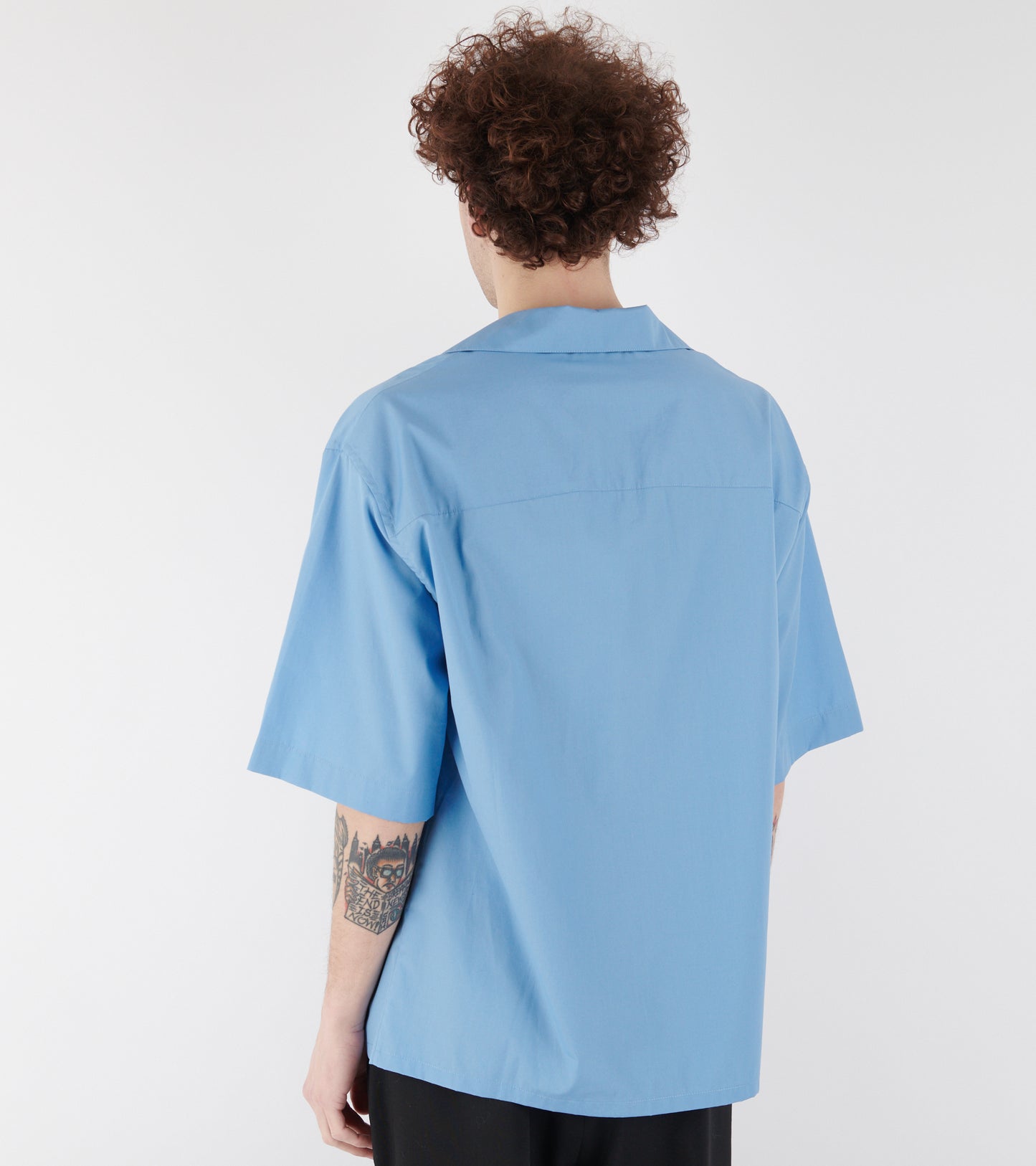 Poplin S/S Shirt Sky
