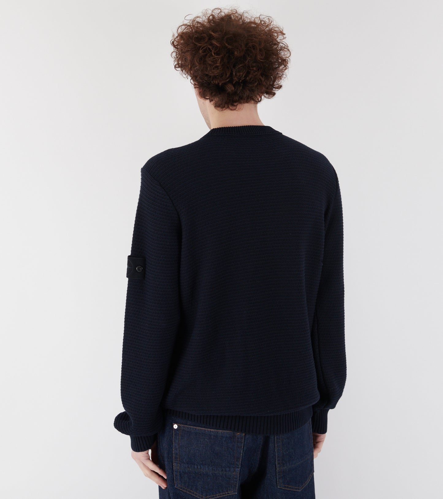 Cotton Cashmere Ghost Knit Navy