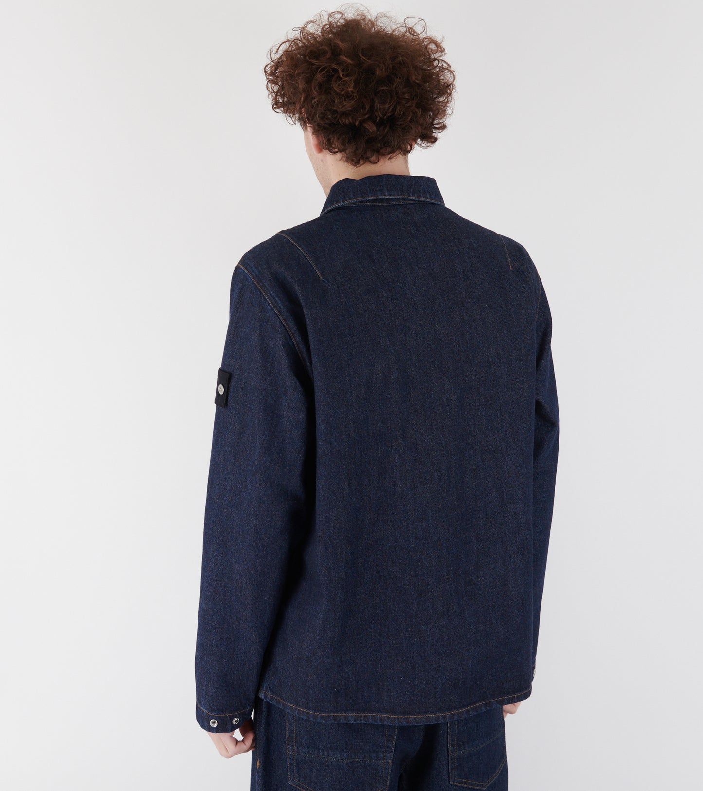 Denim Zip Jacket Blue