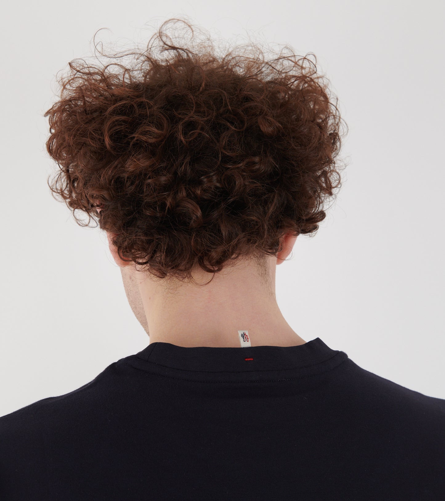 Logo Patch Cotton Blend S/S T-shirt Navy