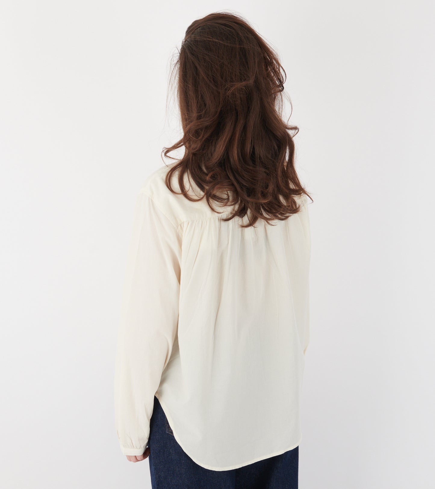 Bibs Shirt Cotton Pure Ecru