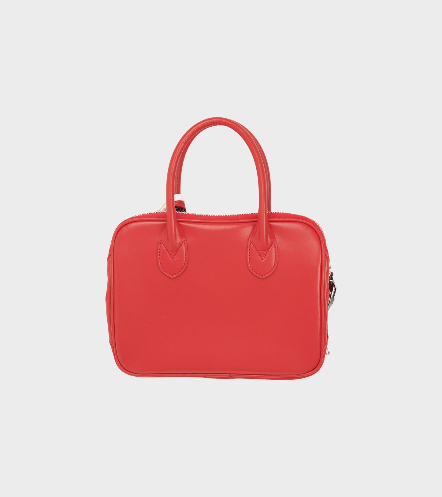 Small Zip Handbag Red