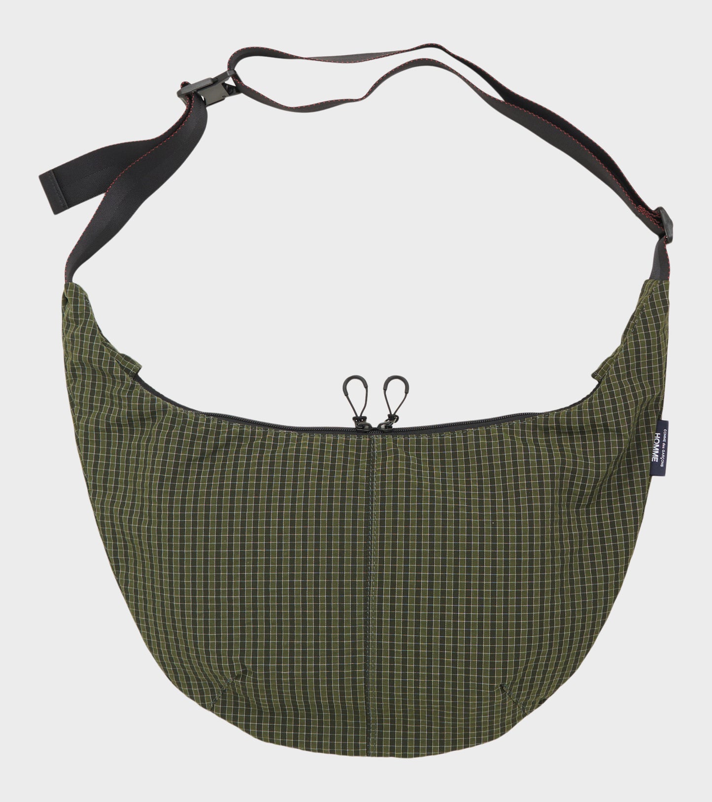 Check Shoulder Bag Green Mix