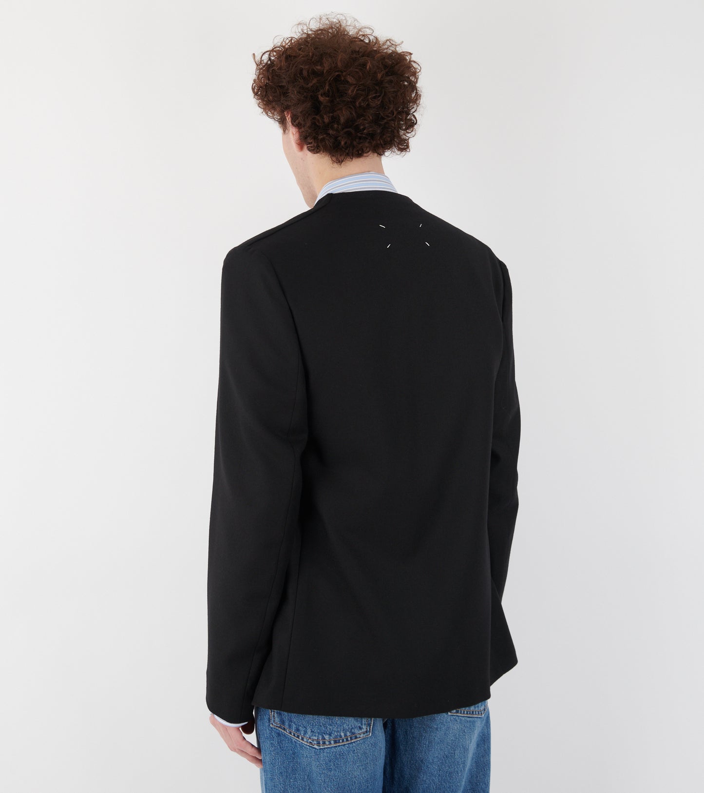 Minimal Wool Jacket Black