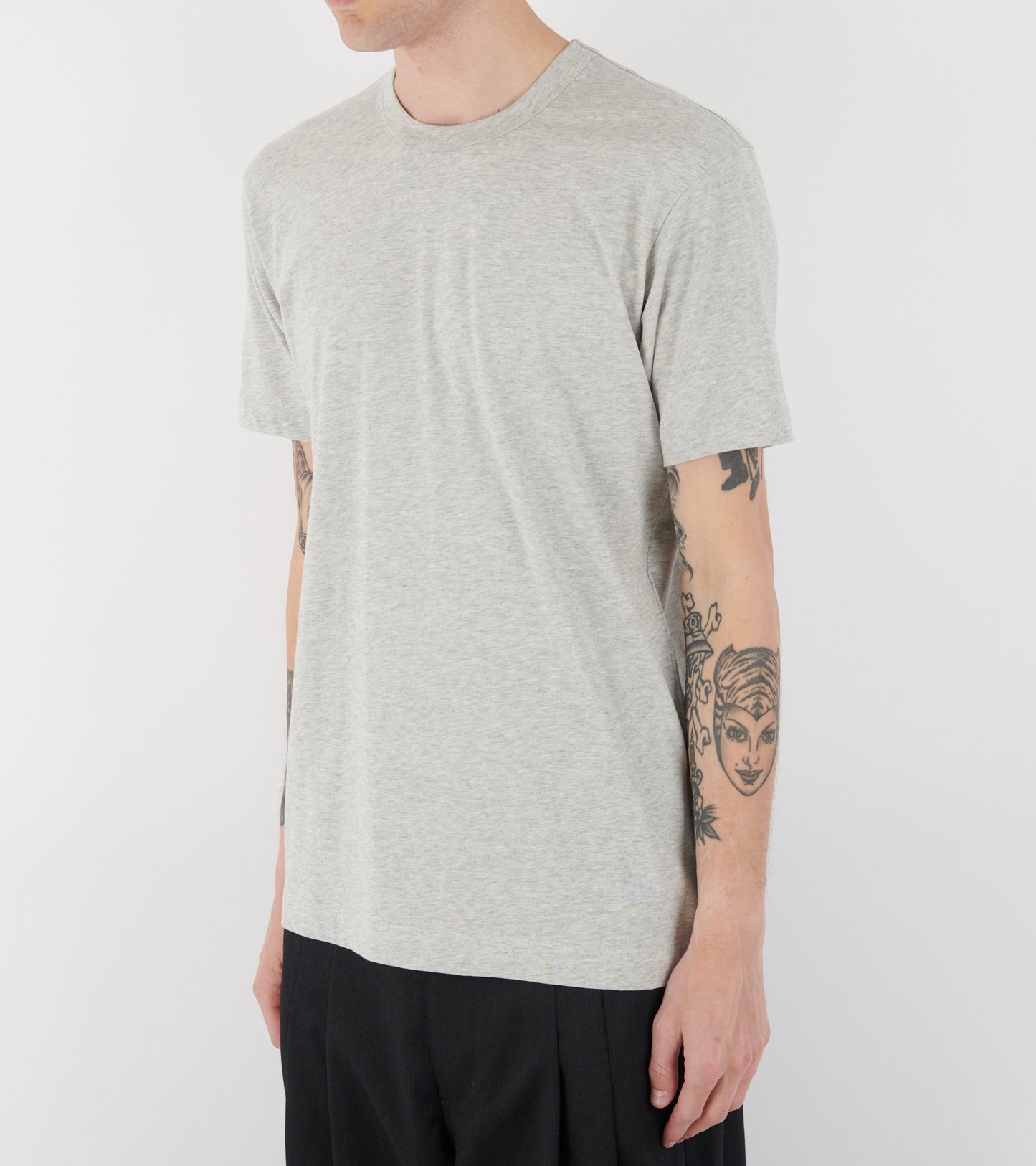 Back Logo T-shirt Light Grey