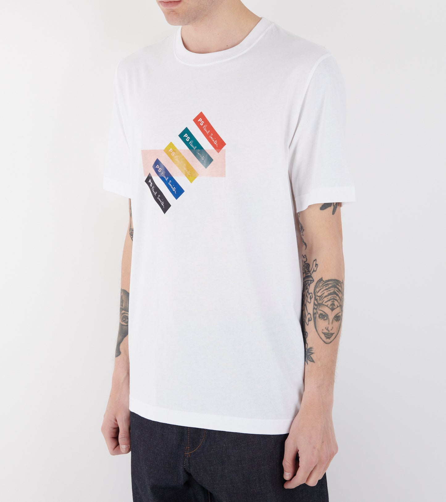 Color Logo T-shirt White