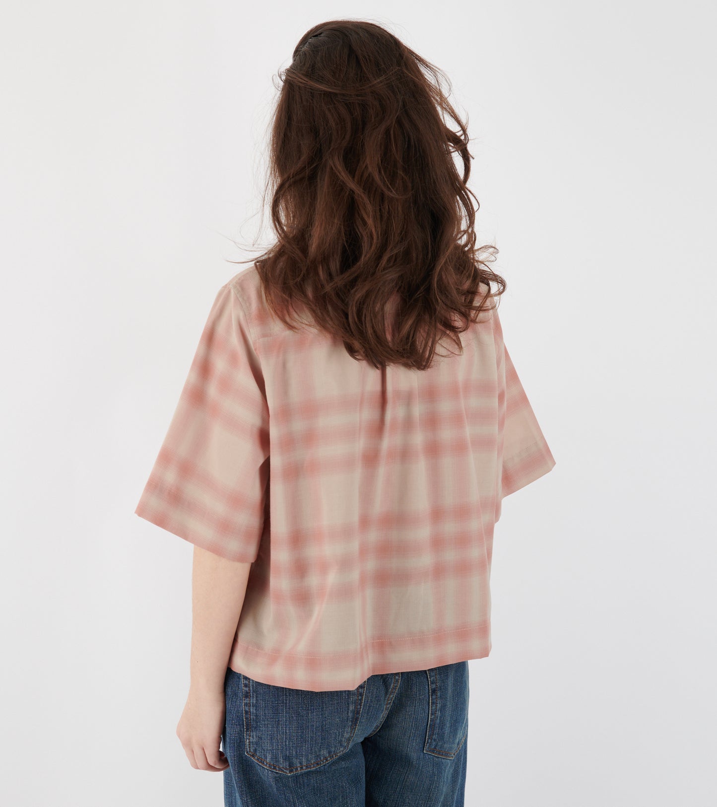 Amanda S/S Shirt Pink Check