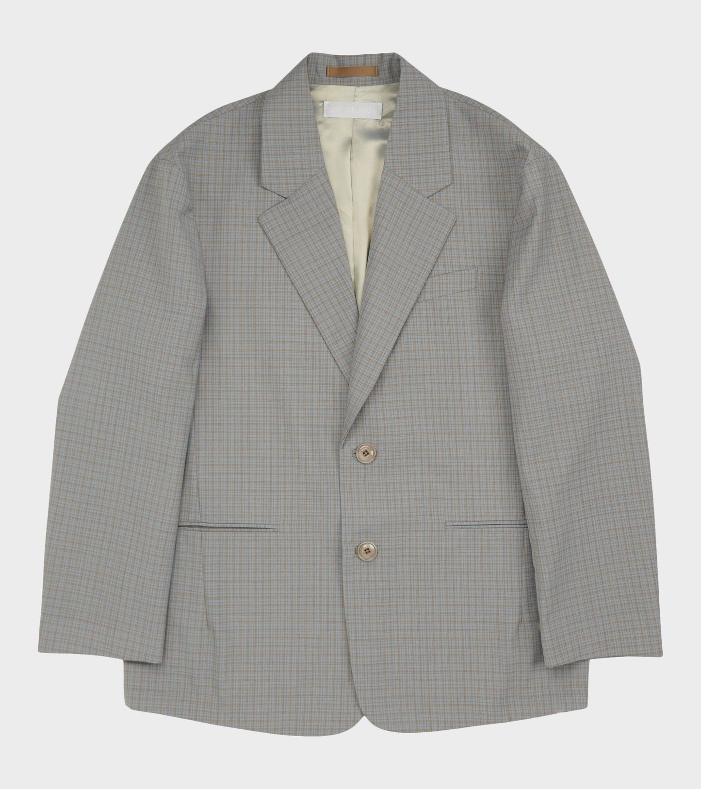 Industry Blazer Frosted Moss Check Nexwool