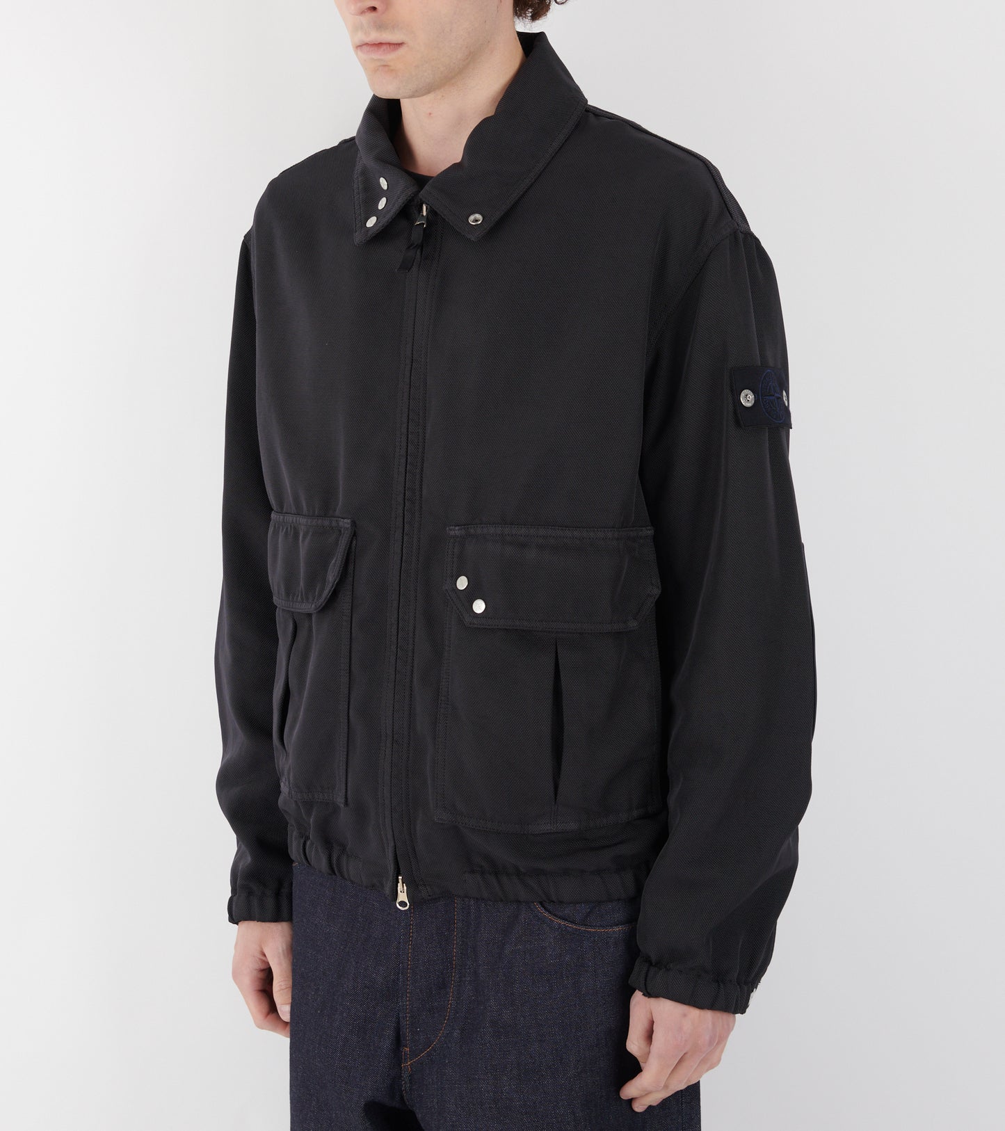 Dense Oxford Nylon-TC Jacket Navy