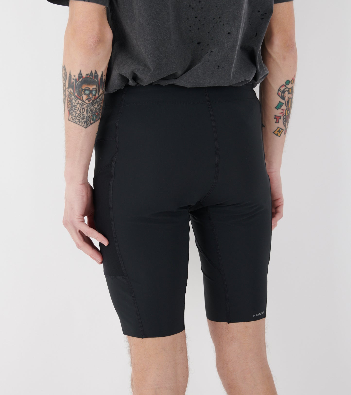 TechSilk Evo 9 Half Tights Black