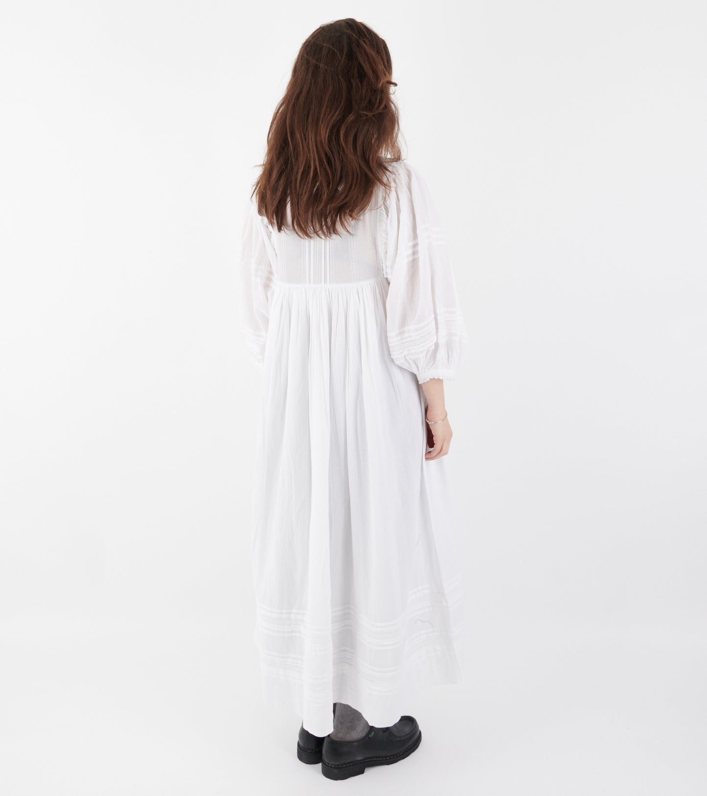 Florentine Dress Optic White