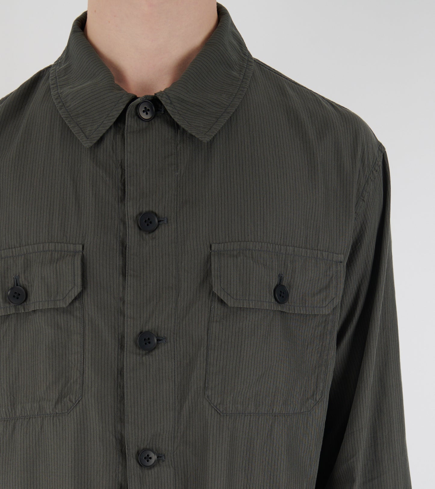 Safari Shirt Jacket Ink Black