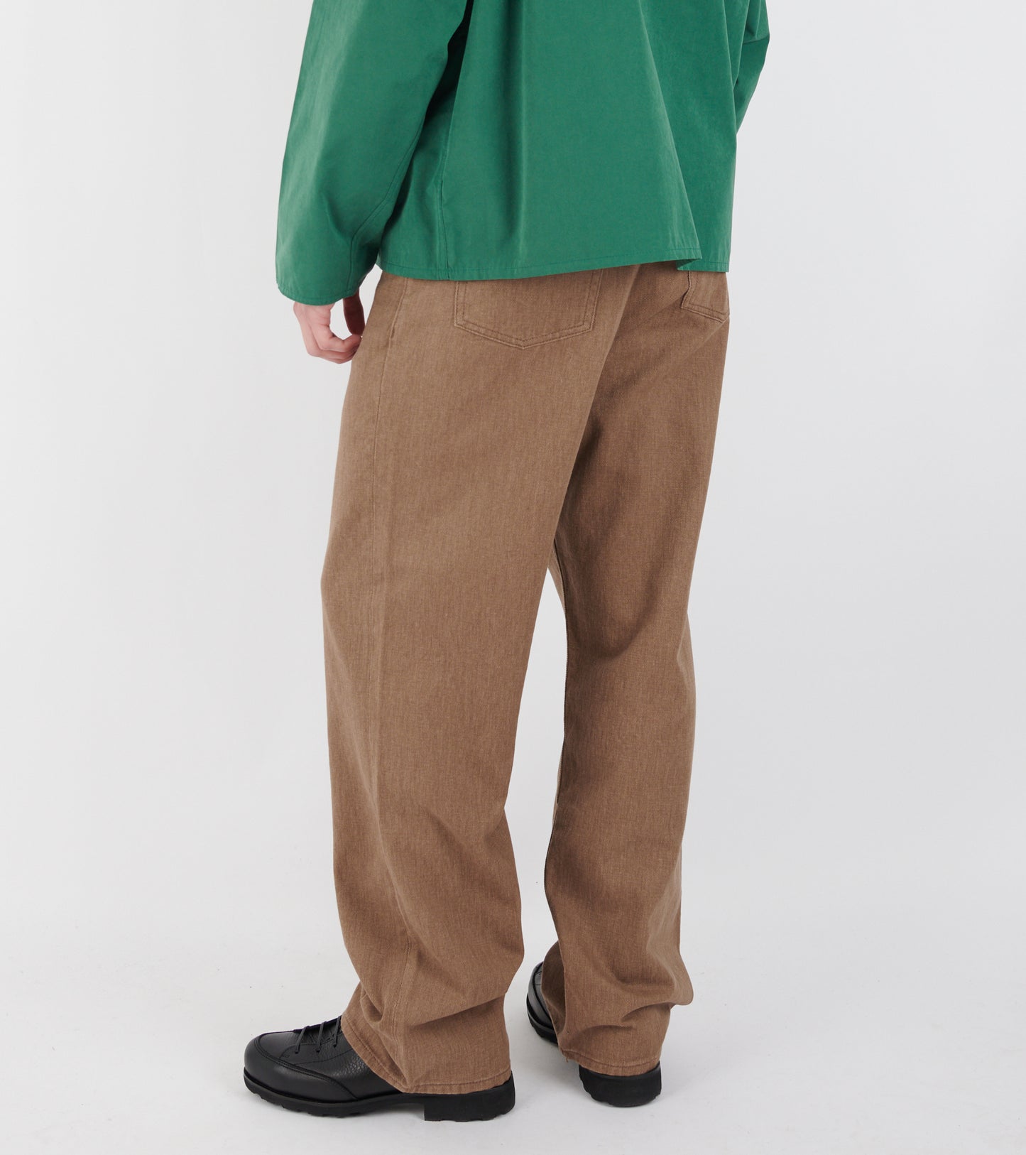 Korshavn Relaxed 5 Pocket Resist Dyed Twill Pants Walnut