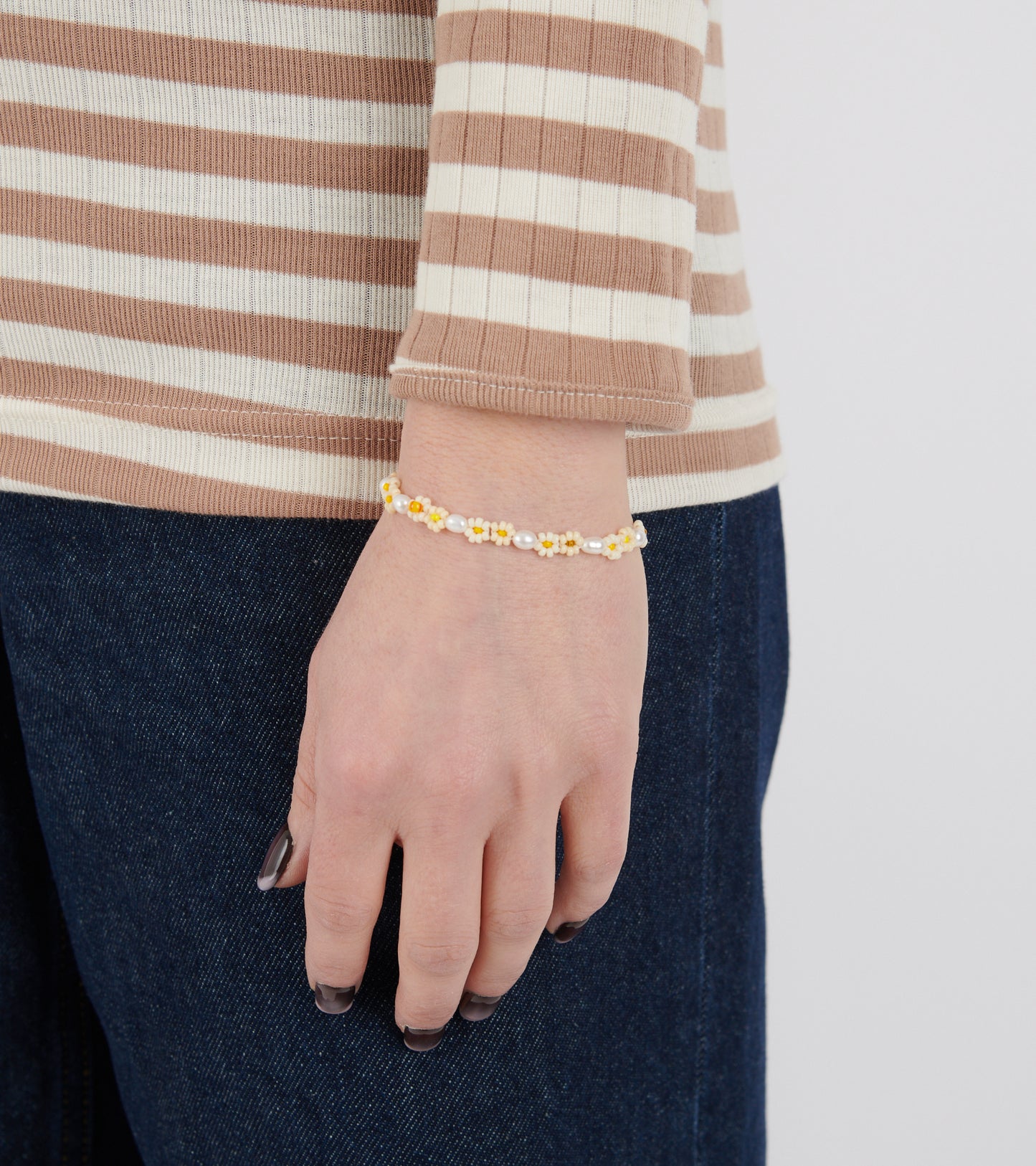 Daisy Flower Bracelet Gold