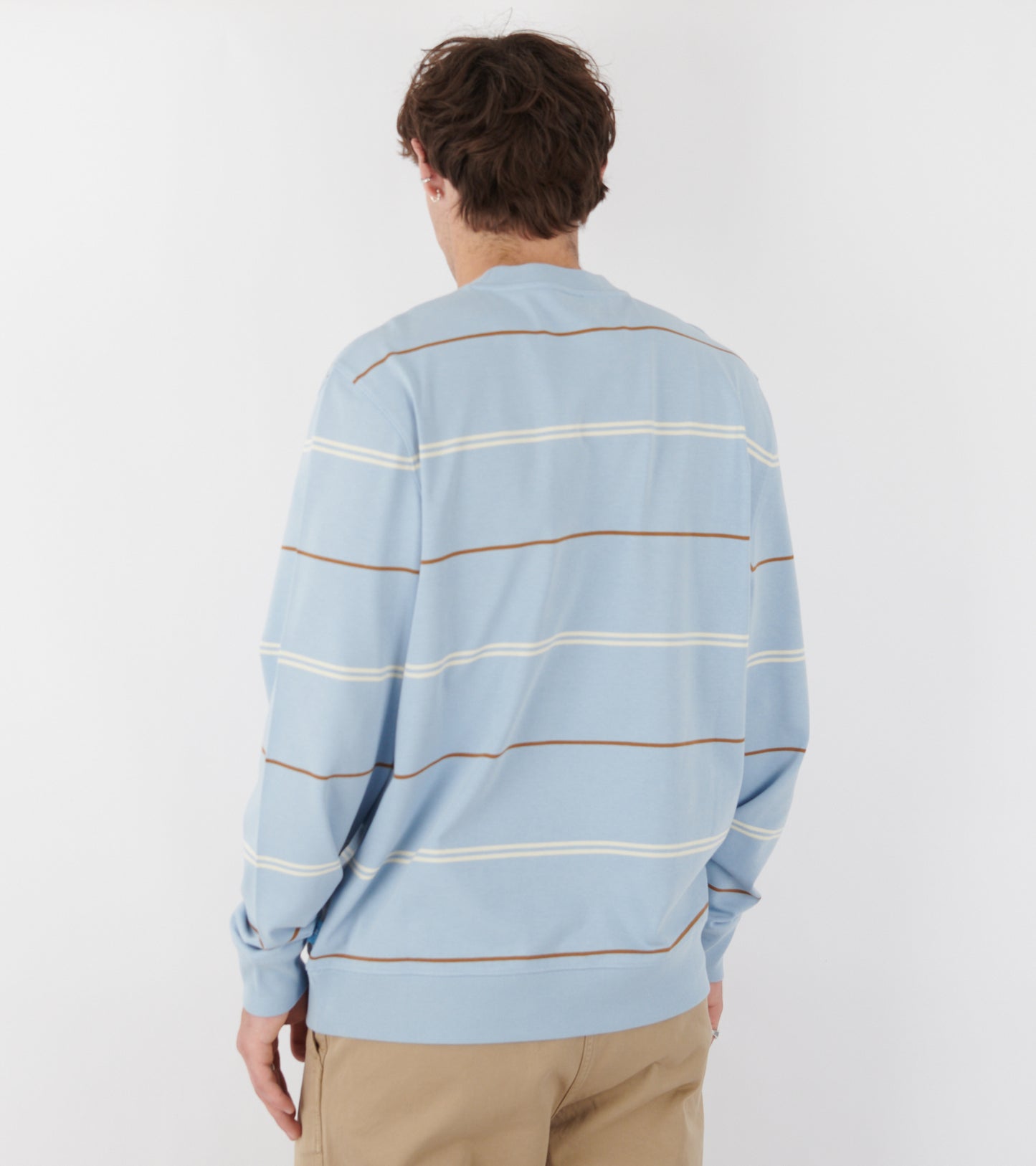 Striped Sweatshirt Light Blue