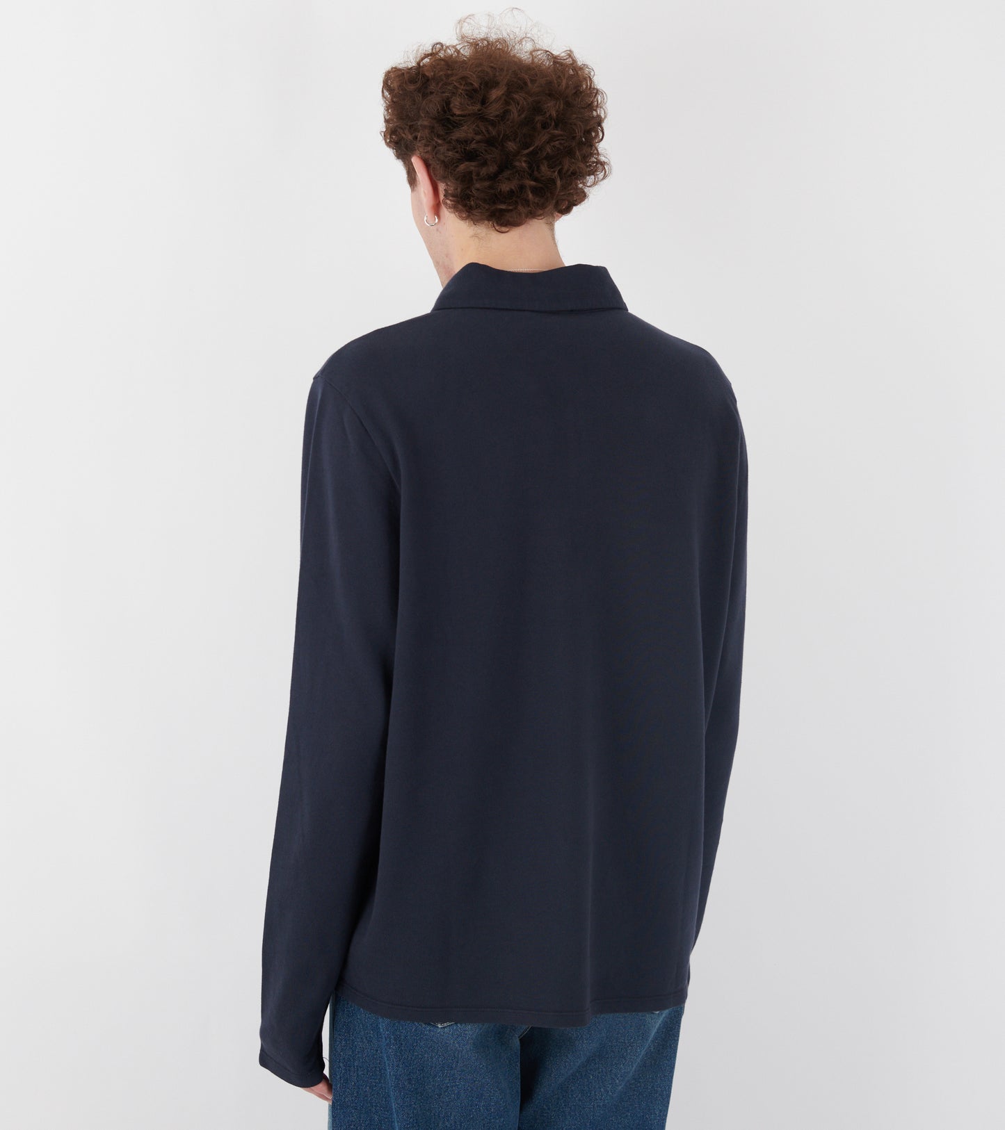Gruar Longsleeve Polo Navy
