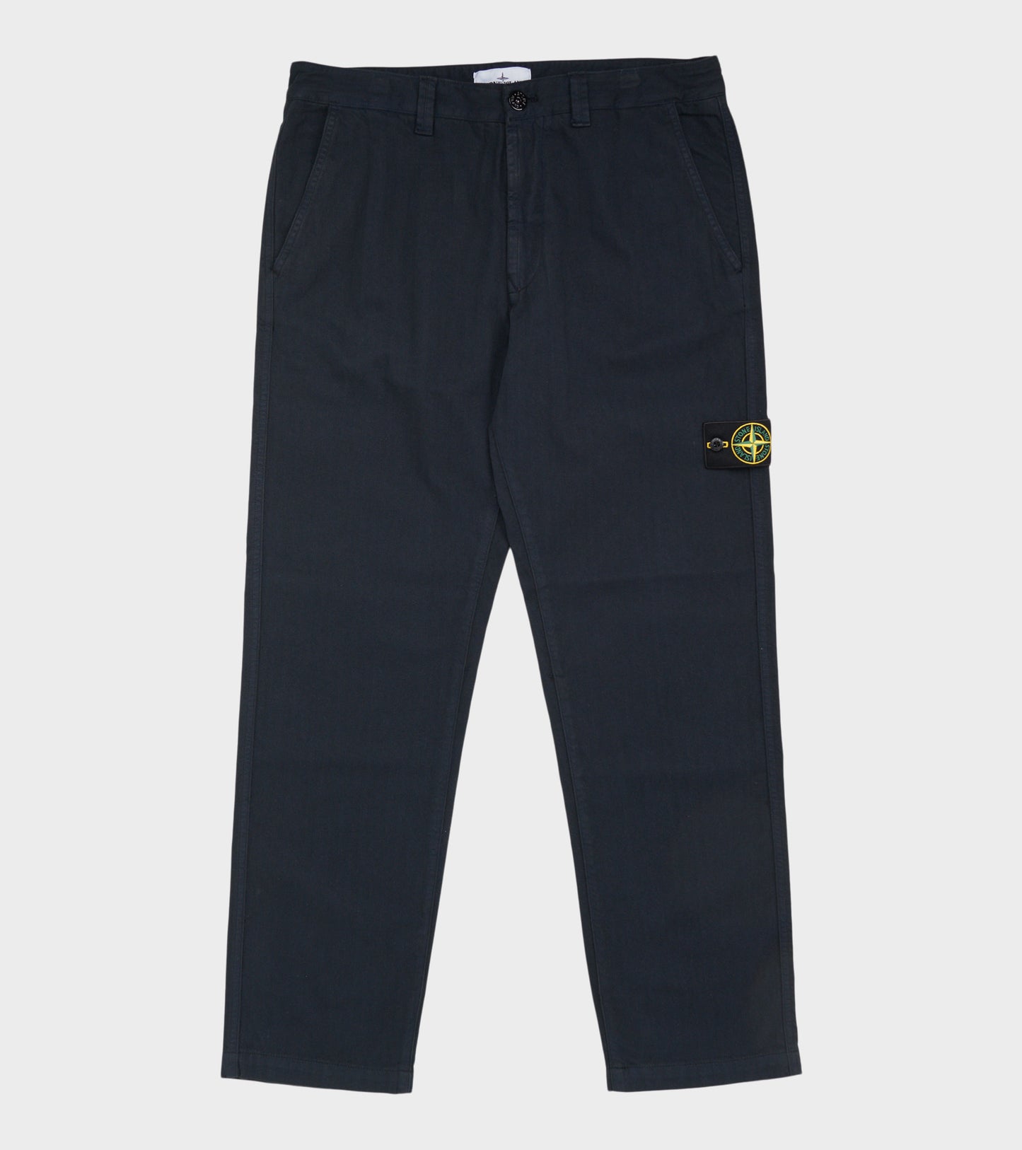 Striped Canvas Pants Navy