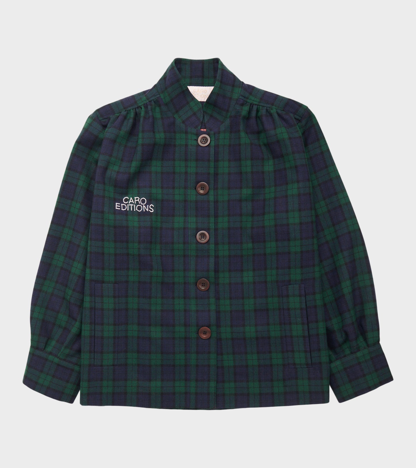 Short Gaia Tennis Coat Navy Check