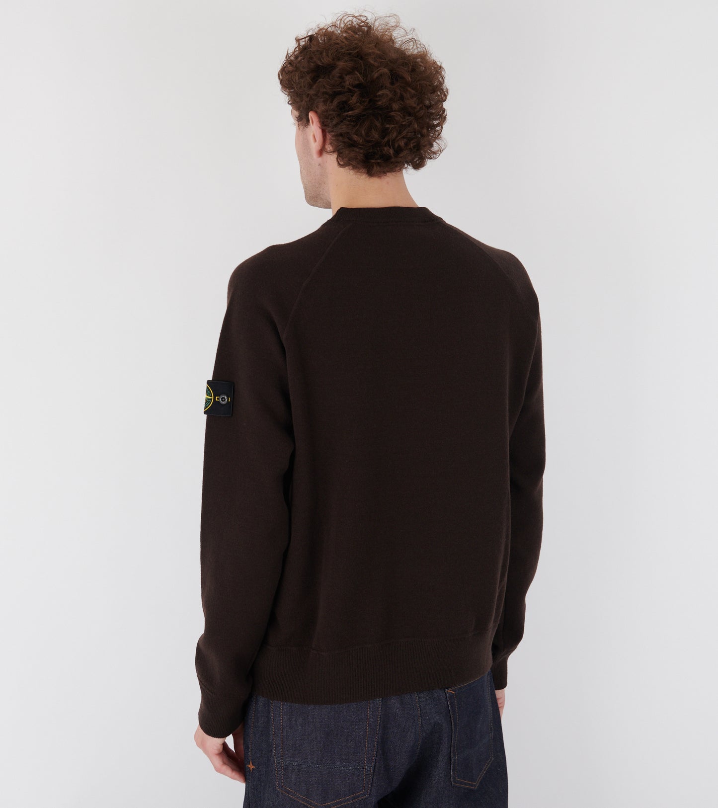 Soft Wool Mix Knit Dark Brown