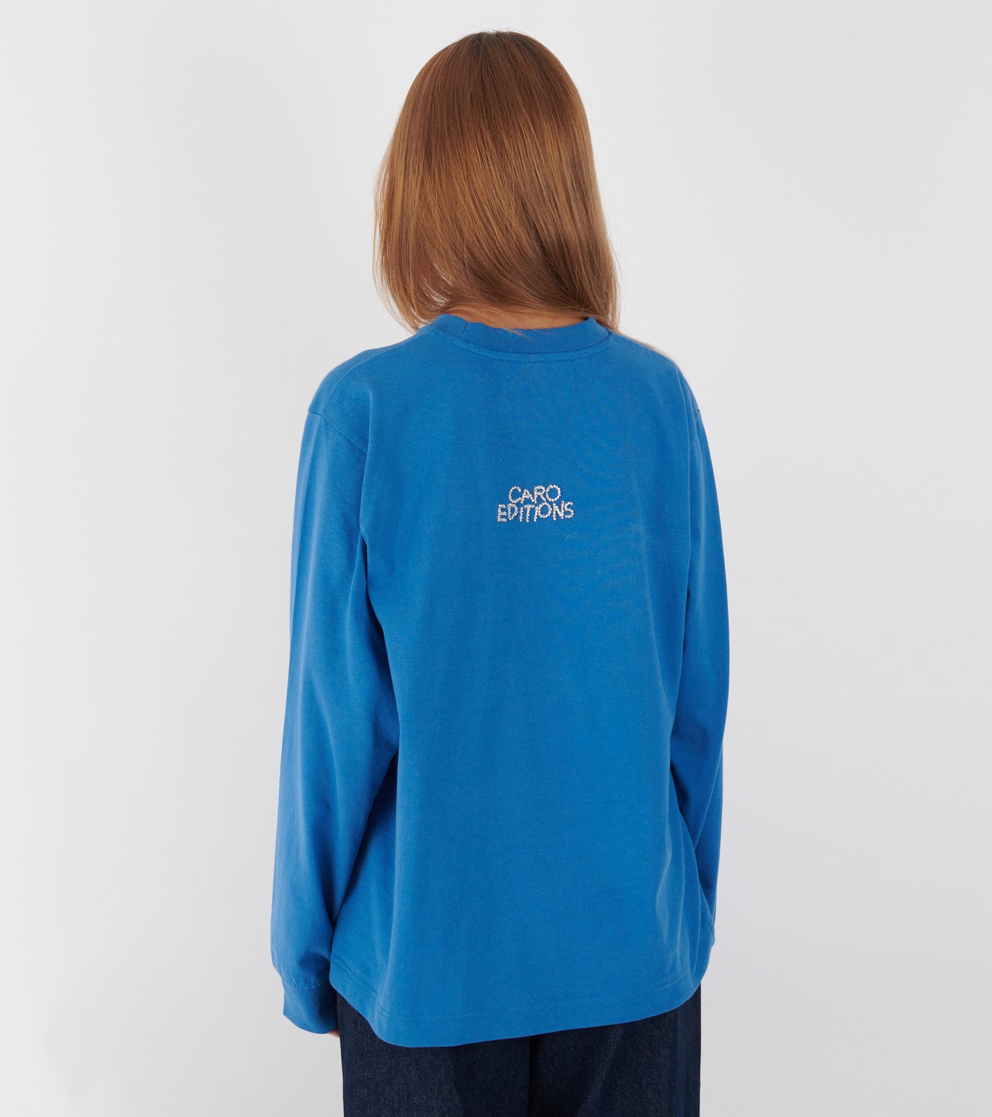 Long Sleeve Tee Blue Tennis Balls