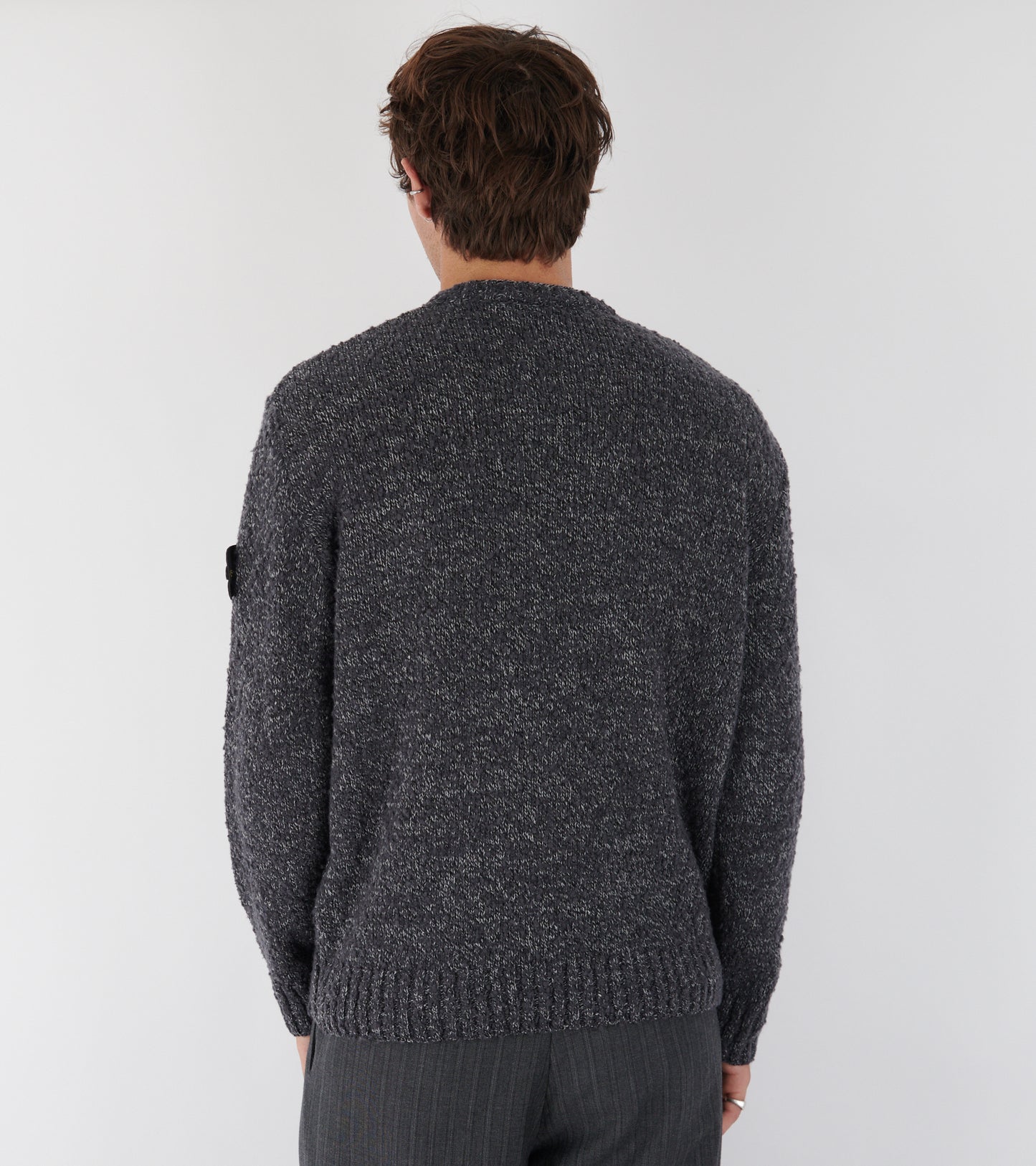 Melange Wool Knit Grey Mix
