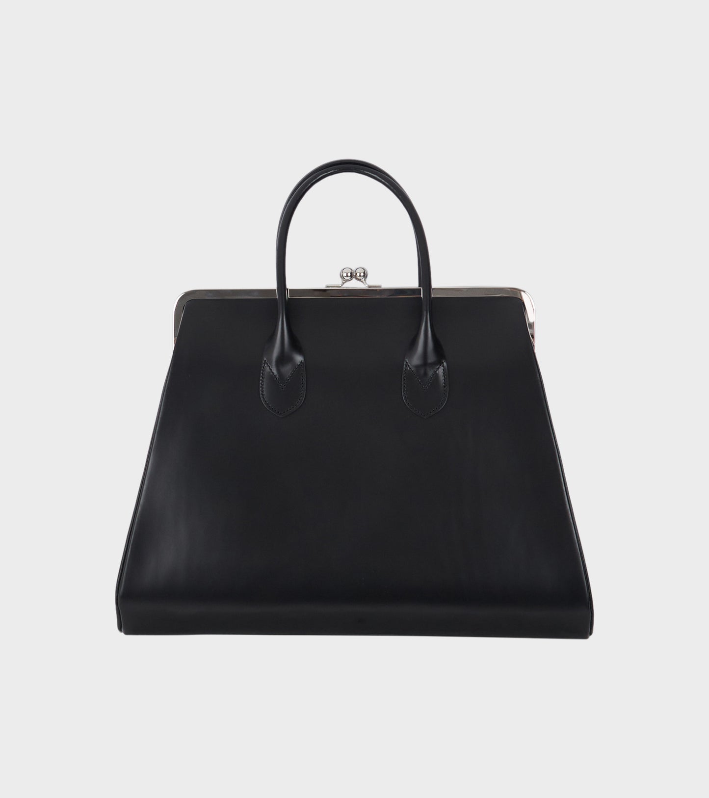 Smooth Leather Bag Black