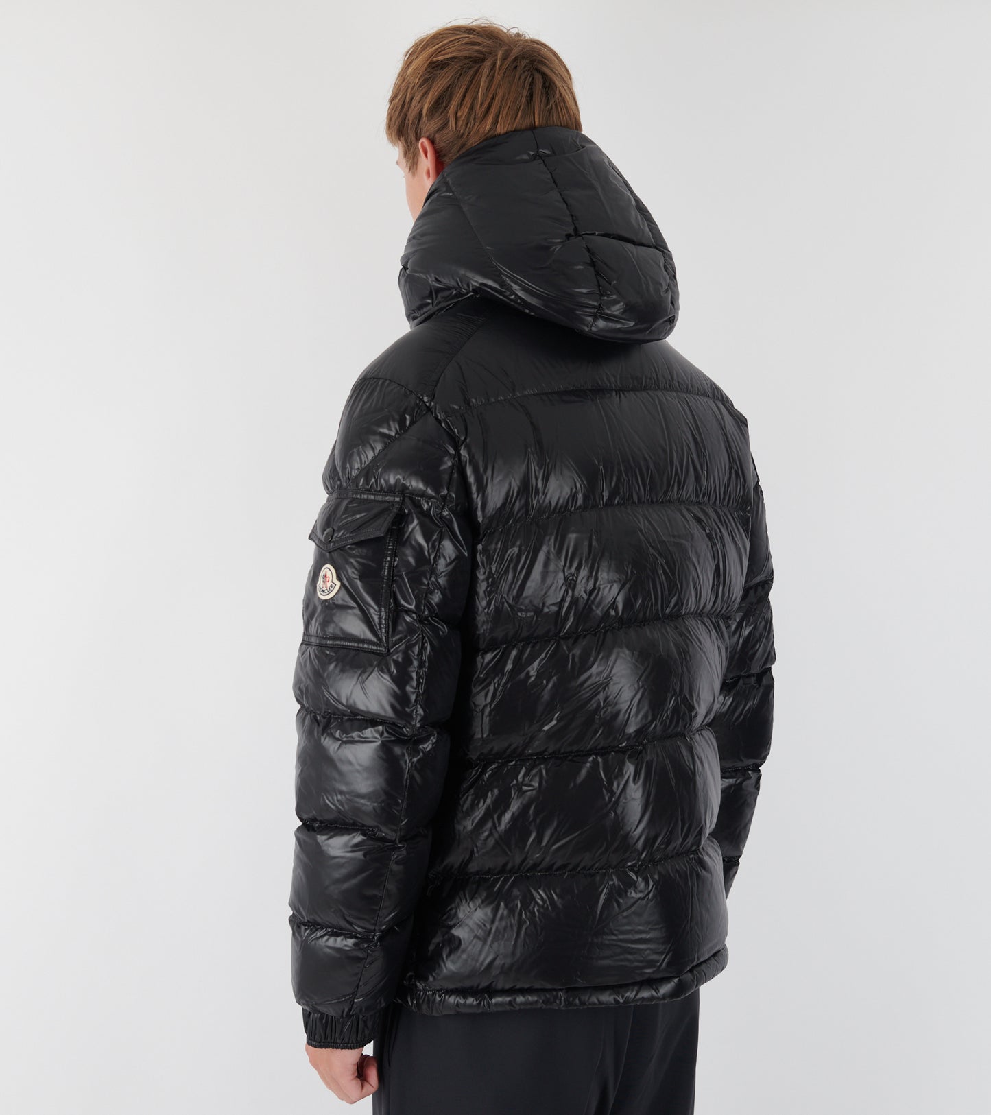 Maya Hooded Down Jacket Black