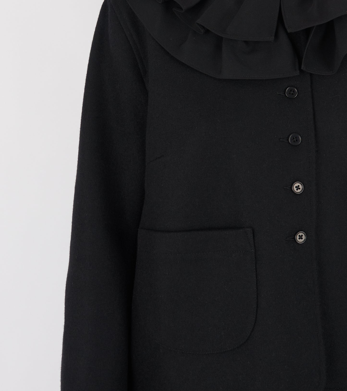 British Wool Rowan Jacket Black