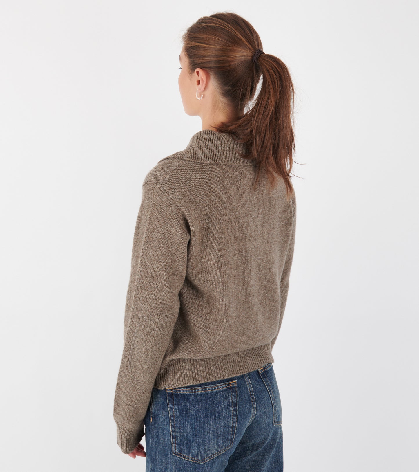 Maji Sweater Pure Light Brown