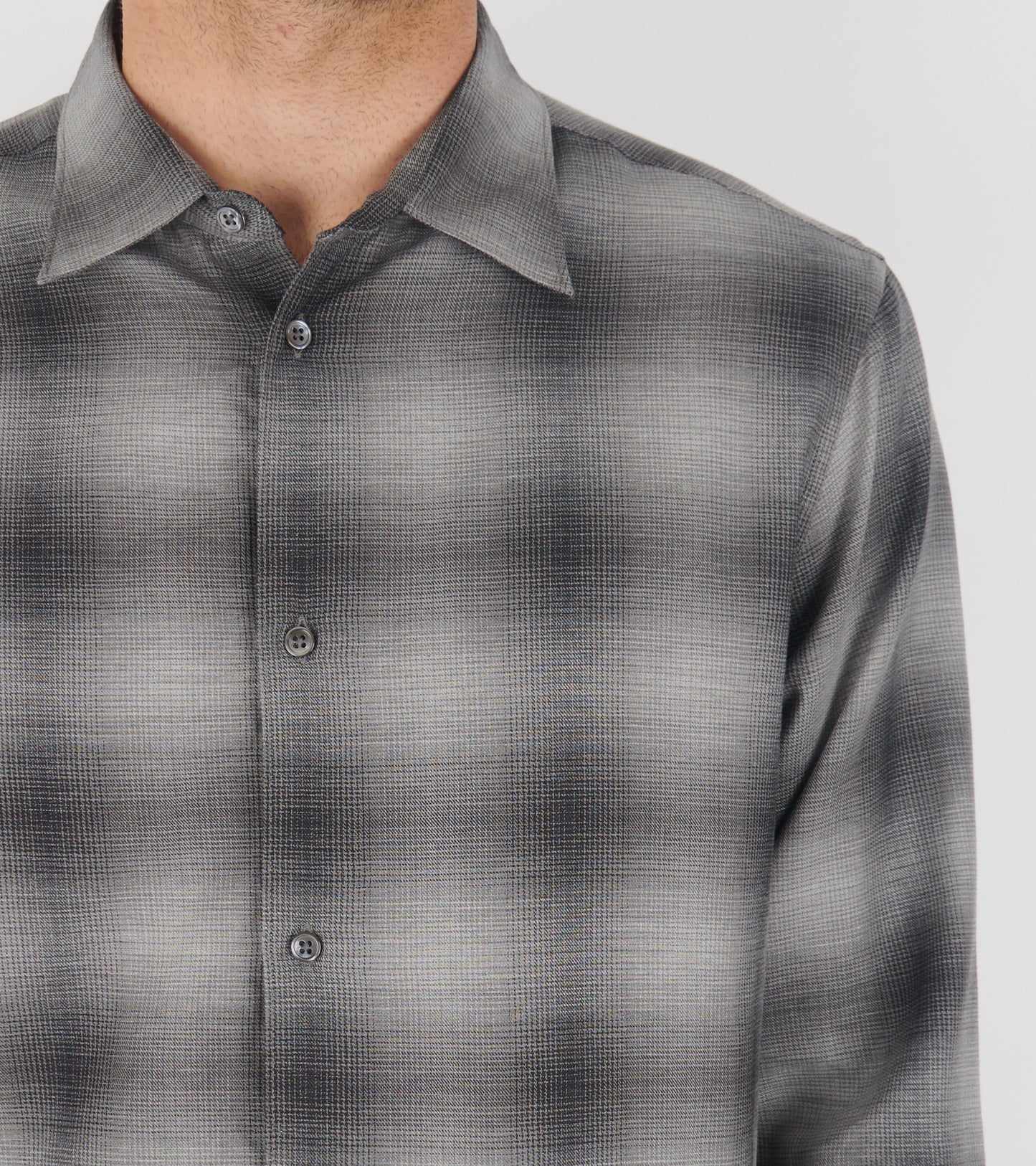Volume Shirt Cash Check Charcoal