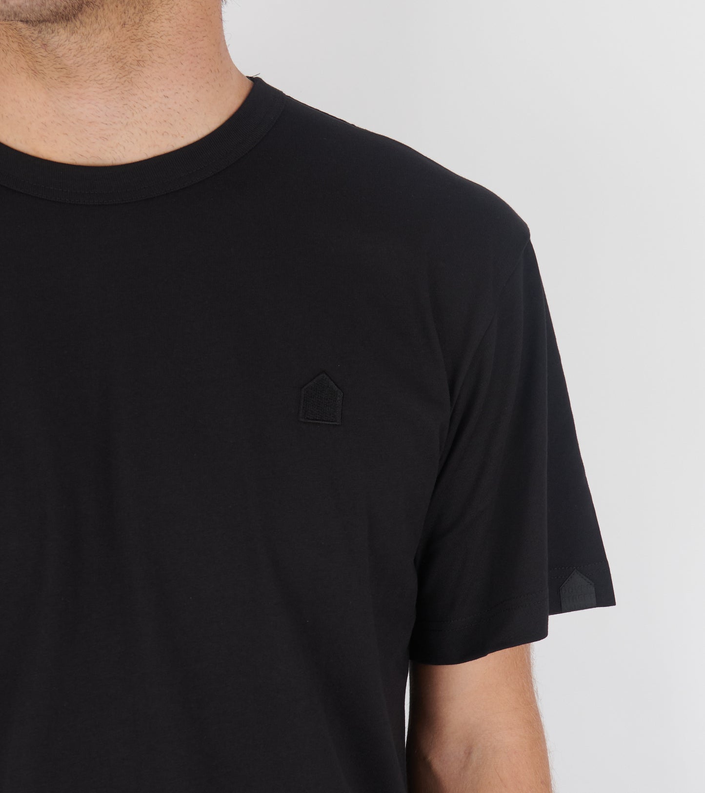 Football Back Print T-shirt Black