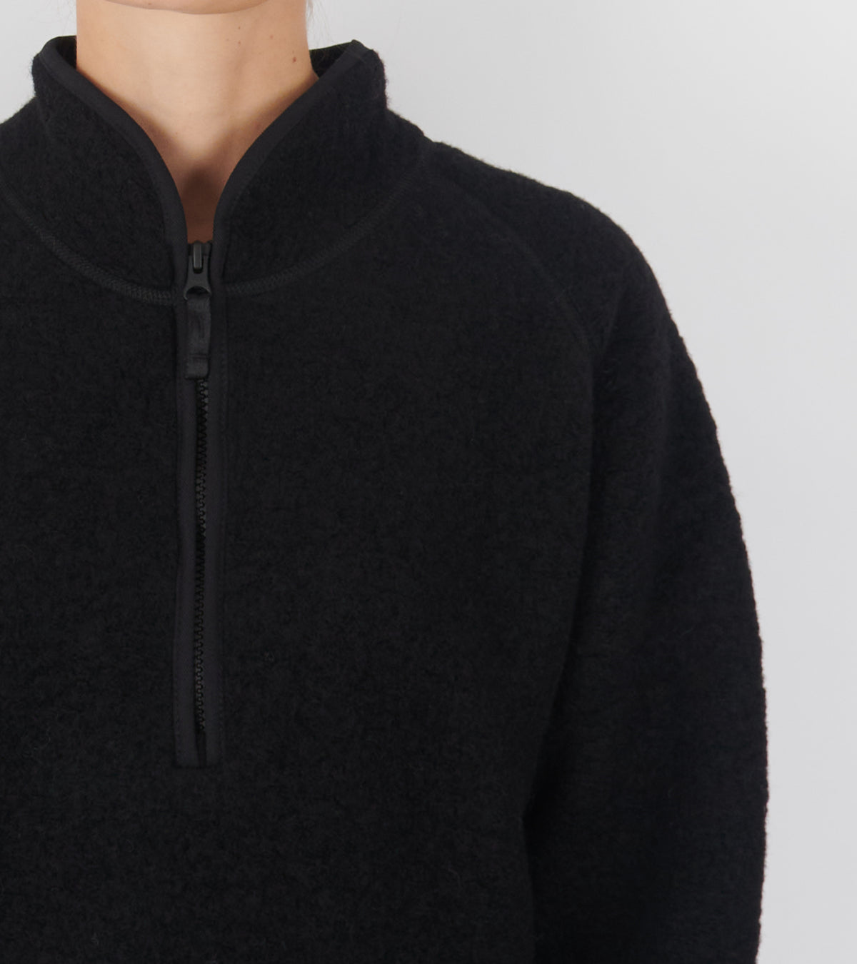 Kaldi Half Zip Black