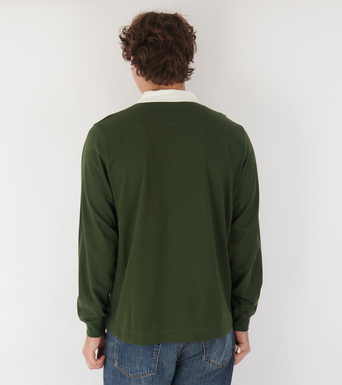 Long-sleeved Polo Green