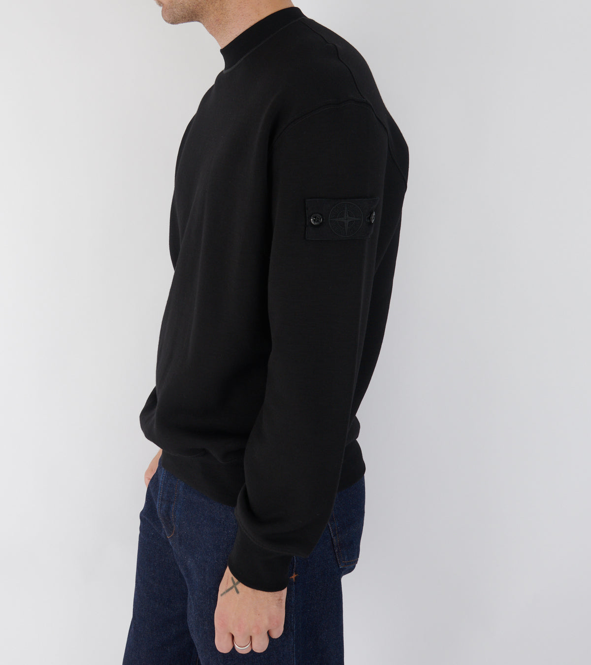 Ghost Wool Crewneck Black