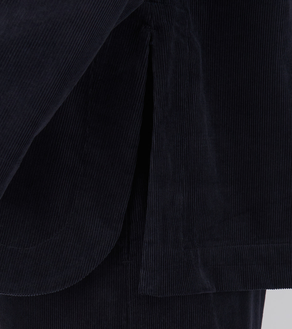 Organic Cord Smock Top Midnight