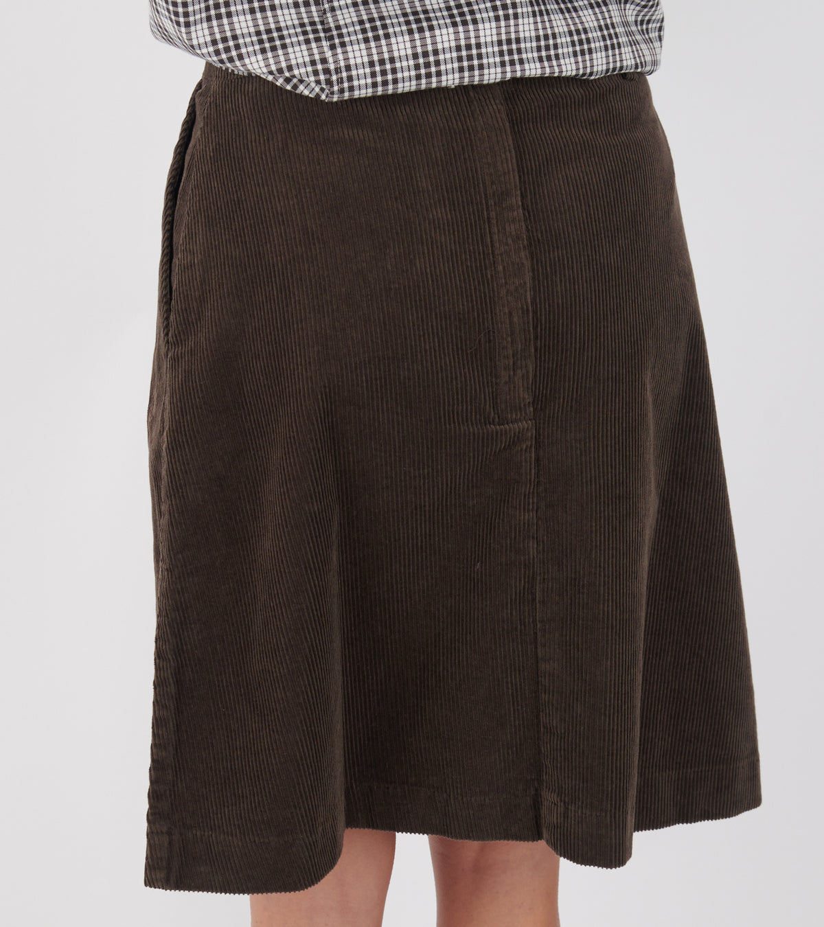 Estelle Skirt Short Corduroy Smokey Brown