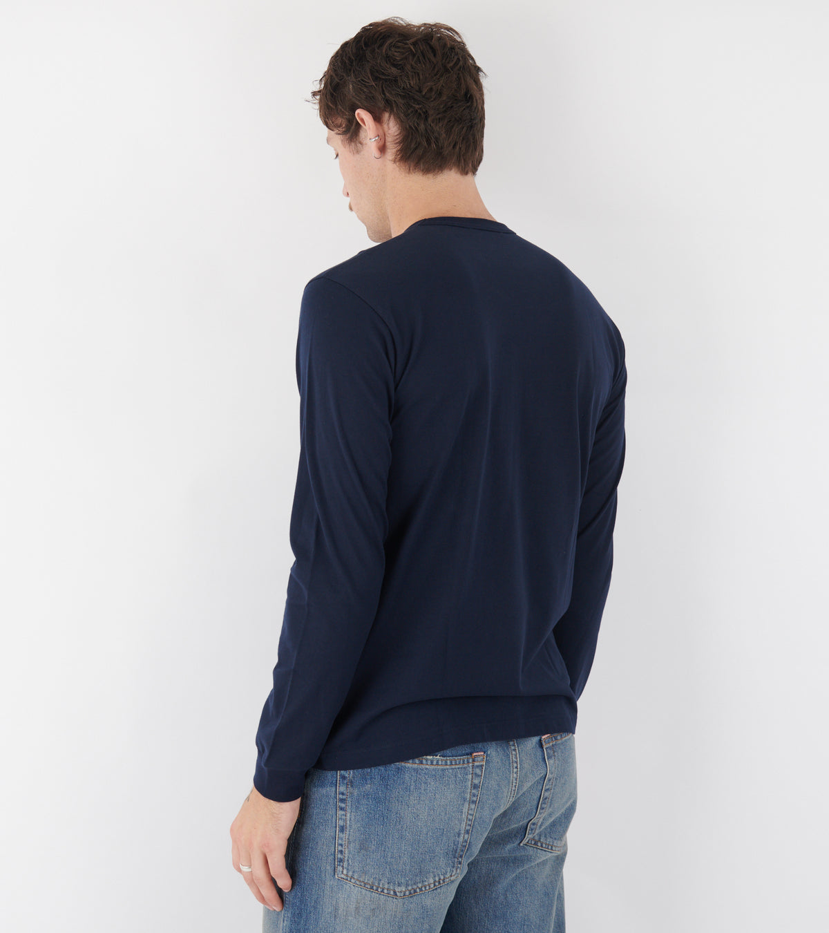 Cotton L/S T-shirt Navy