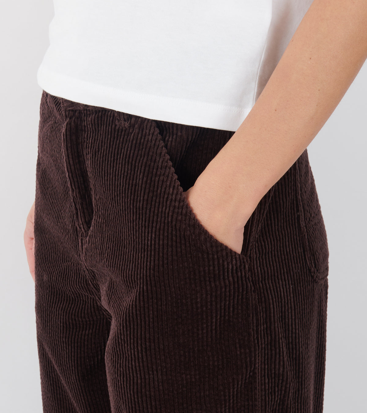 W' Simple Pant Palisander Rinsed