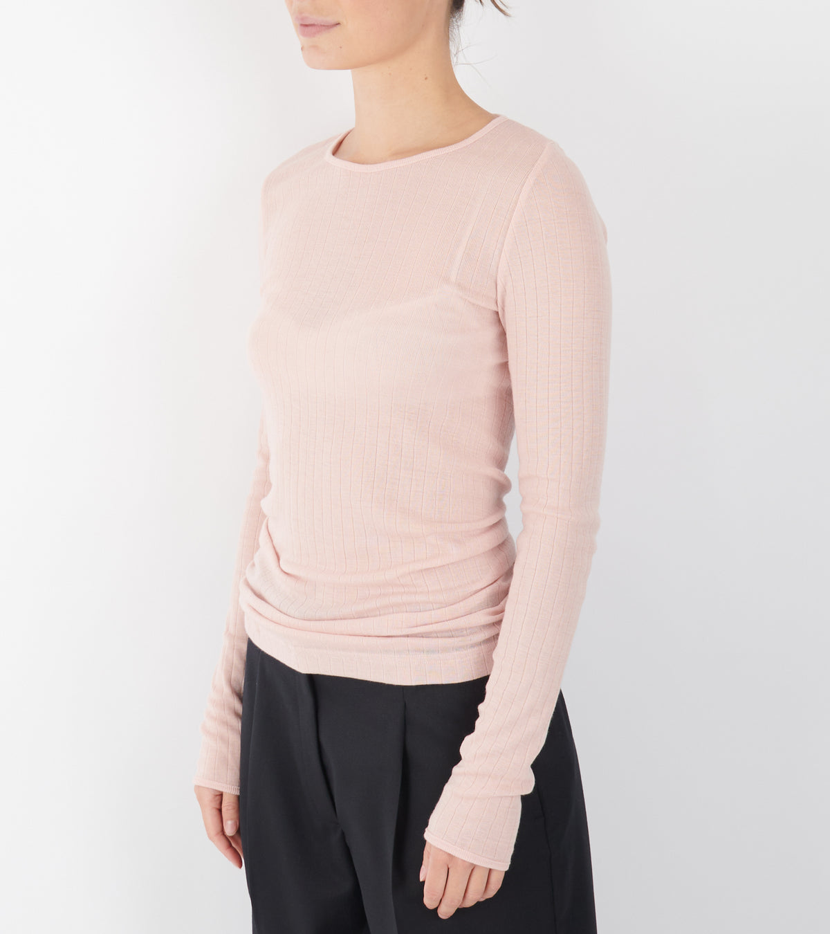 101 Wool Rib Rose