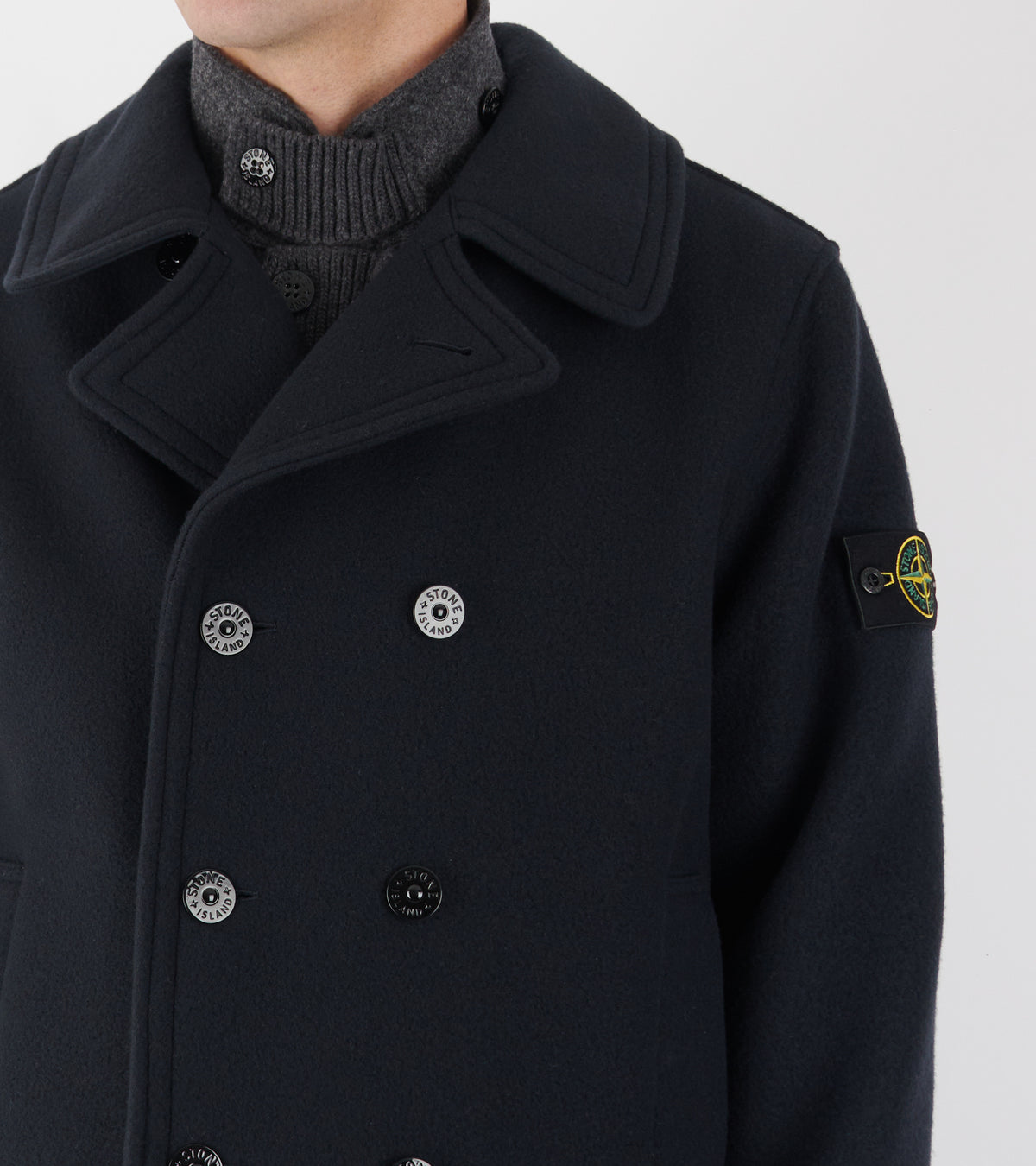 Wool Coat Navy